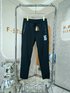 Burberry Clothing Pants & Trousers Black Printing Casual
