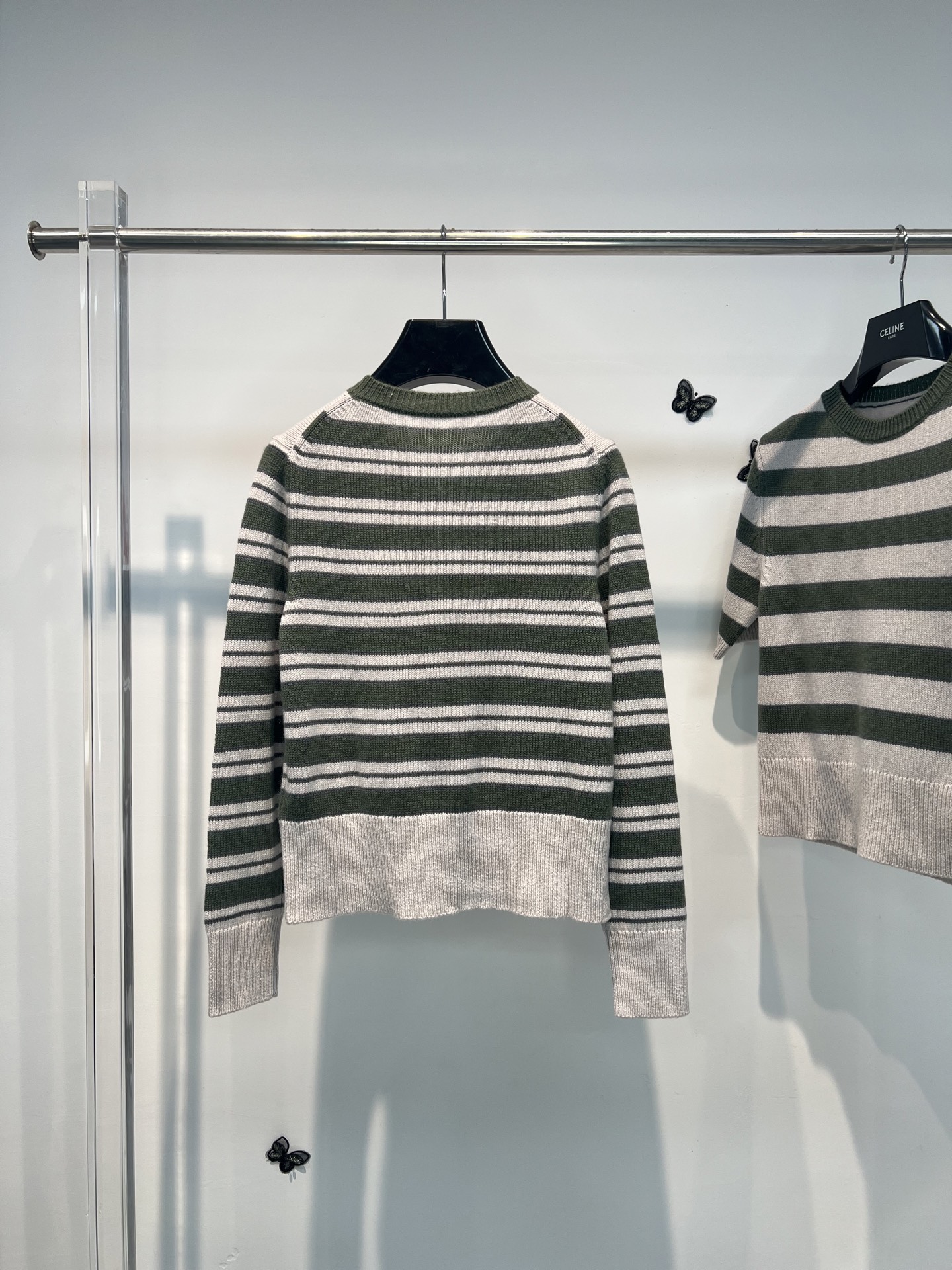 Striped Knit Cardigan & Tee Set - Loro Piana Inspired Fall Collection 3 i1754656643654 5712 0 1