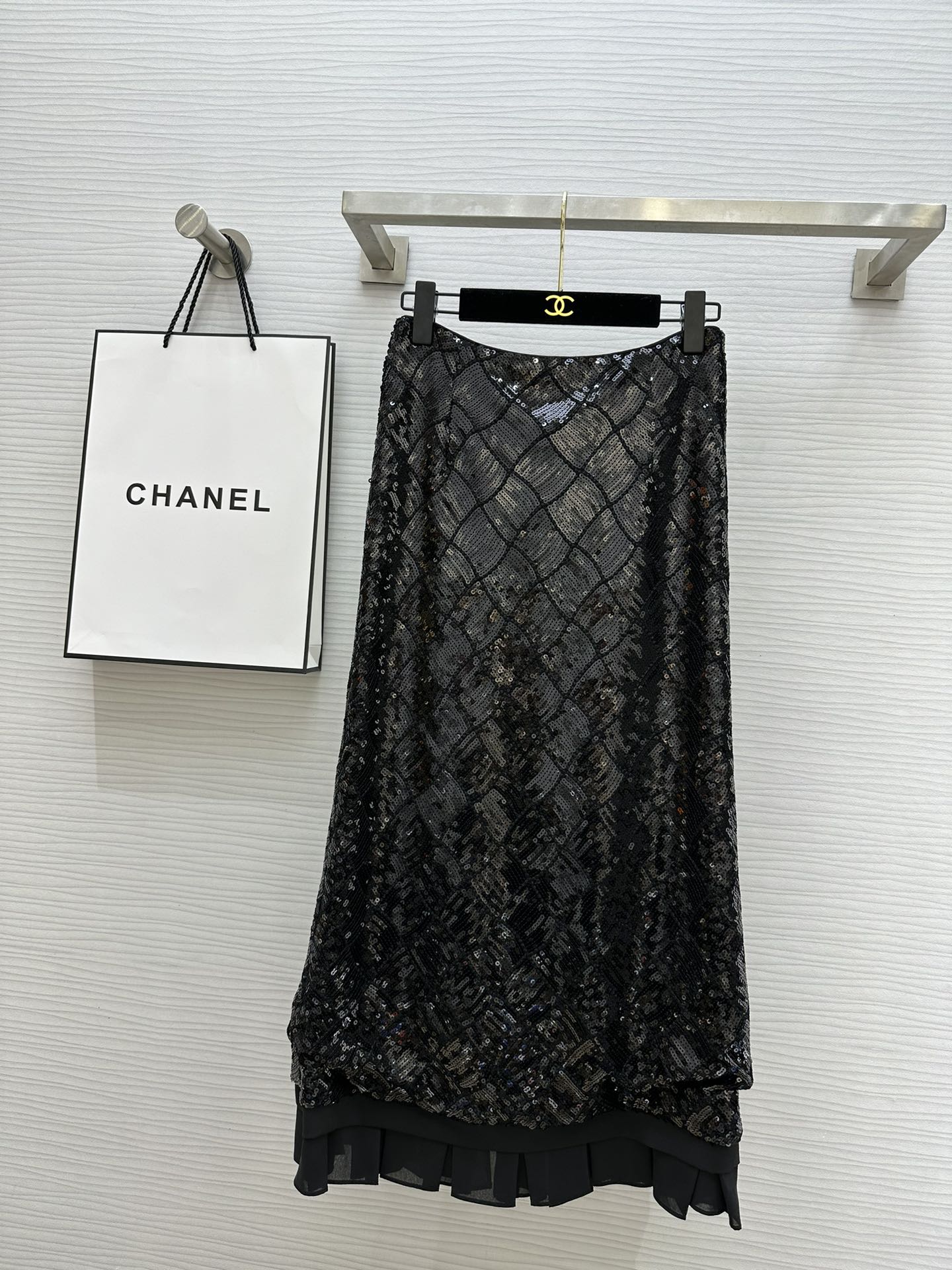 Chanel Abbigliamento Gonne Splicing Chiffon