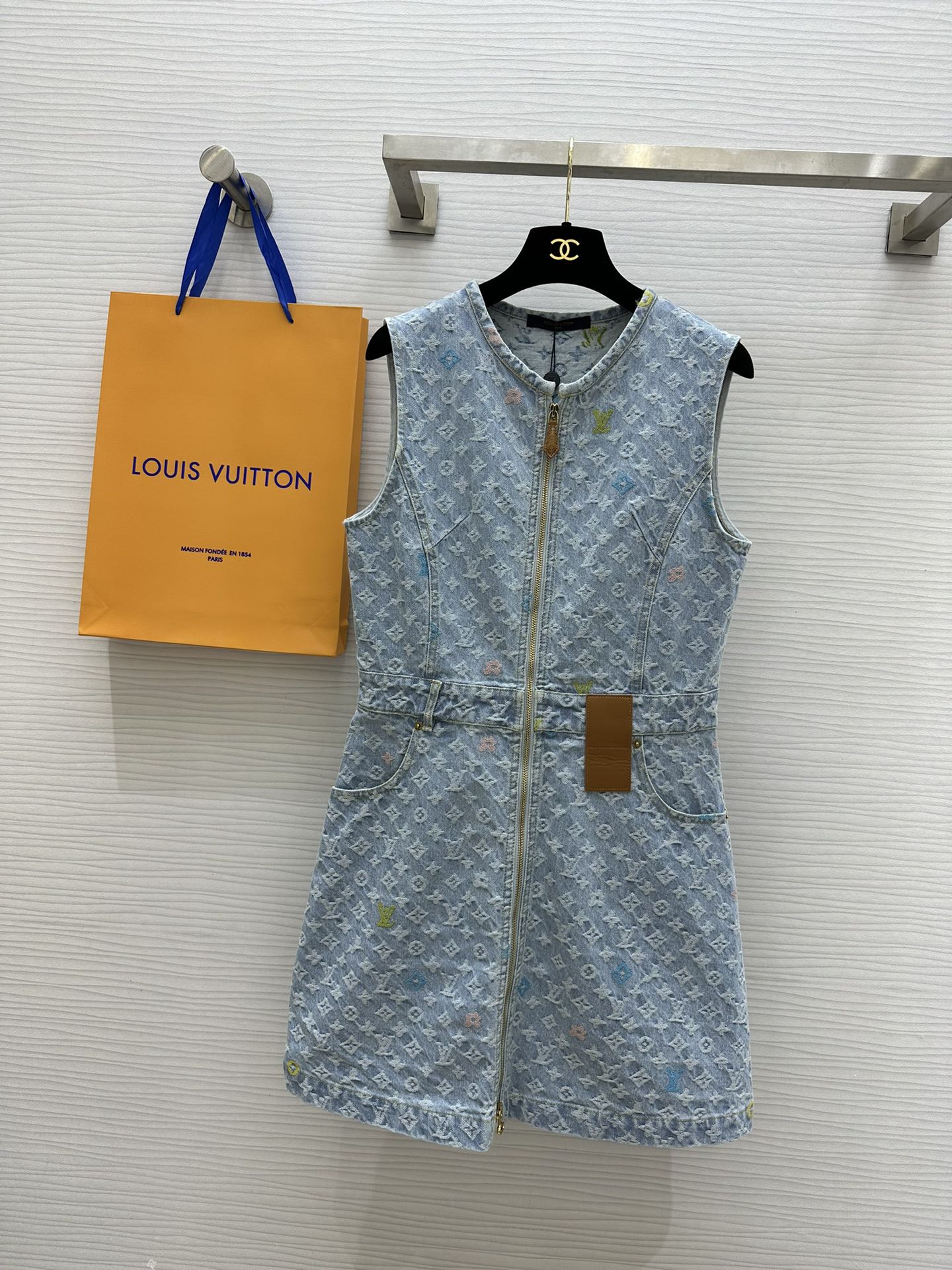 Louis Vuitton Ropa Vestidos Azul vaquero Colección de otoño Casual