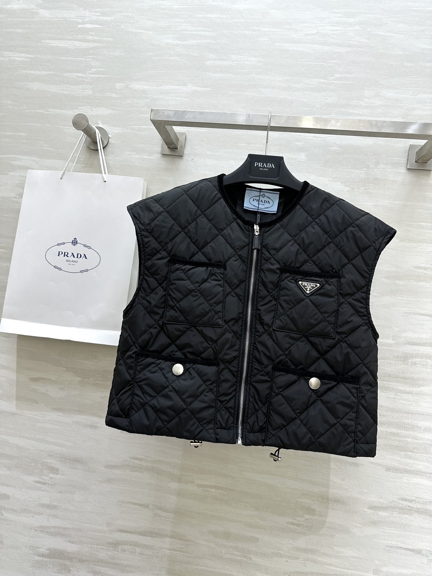 Designer di migliore qualità
 Prada AAA+
 Abbigliamento Gilet Cotone Collezione Autunno/Inverno