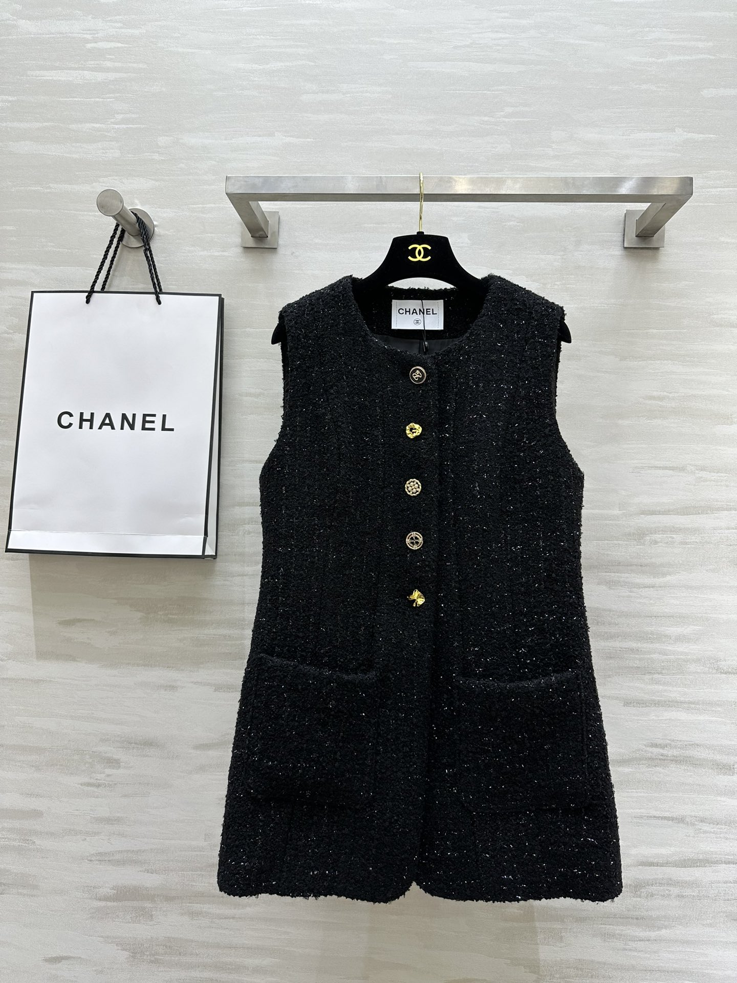 Designer di replica economico
 Chanel Abbigliamento Canotta Gilet Collezione Autunno/Inverno