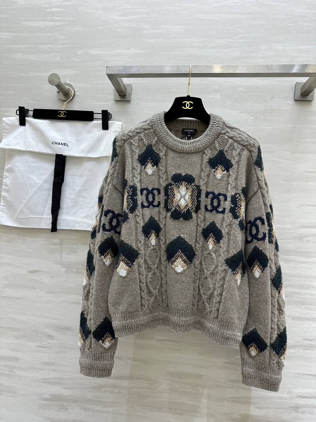 NO:294780,#ChaneN ski series pullover wool sweater Original development wool yarn High quality customization Spot first-time size36/38/40, Chanel, sweaters, alexander wang19860909#ChaneN 滑雪系列 套头羊毛毛衣 原版开发羊毛纱线 高品质定制 现货首发size36/38/40,,chanel,sweaters,alexander wang,Women's clothing