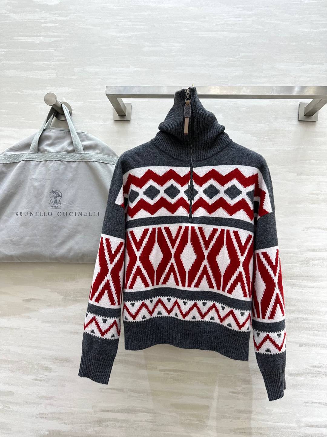 NO:296961,#BC capsule series semi-zippered pullover sweater Jinchen same style high quality spot first-time sizeS/M/,,sweaters,alexander wang19860909#BC胶囊系列 半拉链开襟套头毛衣 金晨同款 高品质 现货首发sizeS/M/,,sweaters,alexander wang,Women's clothing
