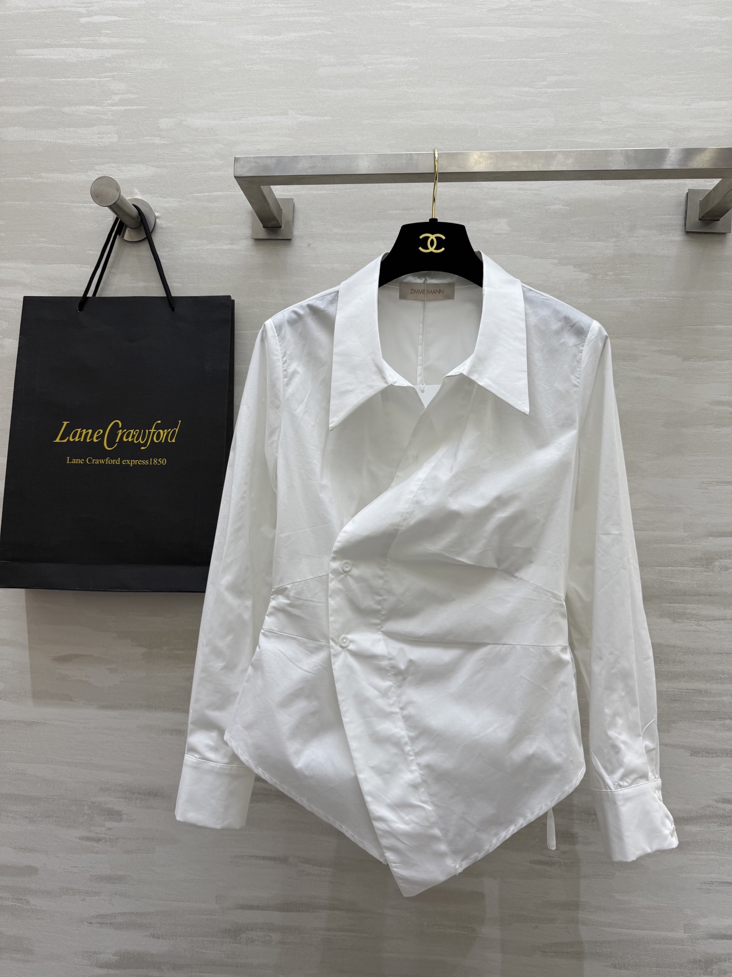 NO:311404,#Zimm Spring and Summer New Style Design-Sensory Shirt High Quality Spot First-Size SizeS/M/L (Size S S Shoulder Width 36, Bust 94, Waist 70, Clothes Length 71, Alexander Wang19860909#Zimm春夏新款 设计感衬衣 高品质 现货首发sizeS/M/L（s码肩宽36,胸围94,腰围70,衣长71,,alexander wang,Women's clothing