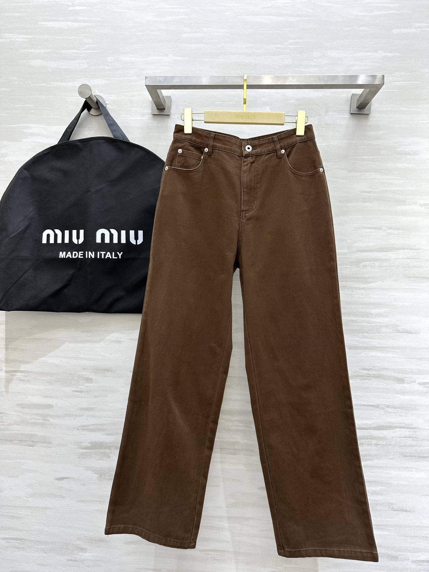 NO:325215,#Miumi Spring and Summer New Style Straight Jeans High Quality Customization Spot First-time SizeS/M/L (M Size Waist 74, Pants Length 106), Miumiu, Jeans, Alexander wang19860909#Miumi春夏新款 直筒牛仔裤 高品质定制 现货首发sizeS/M/L（M码腰围74,裤长106）,,miumiu,jeans,alexander wang,Women's clothing