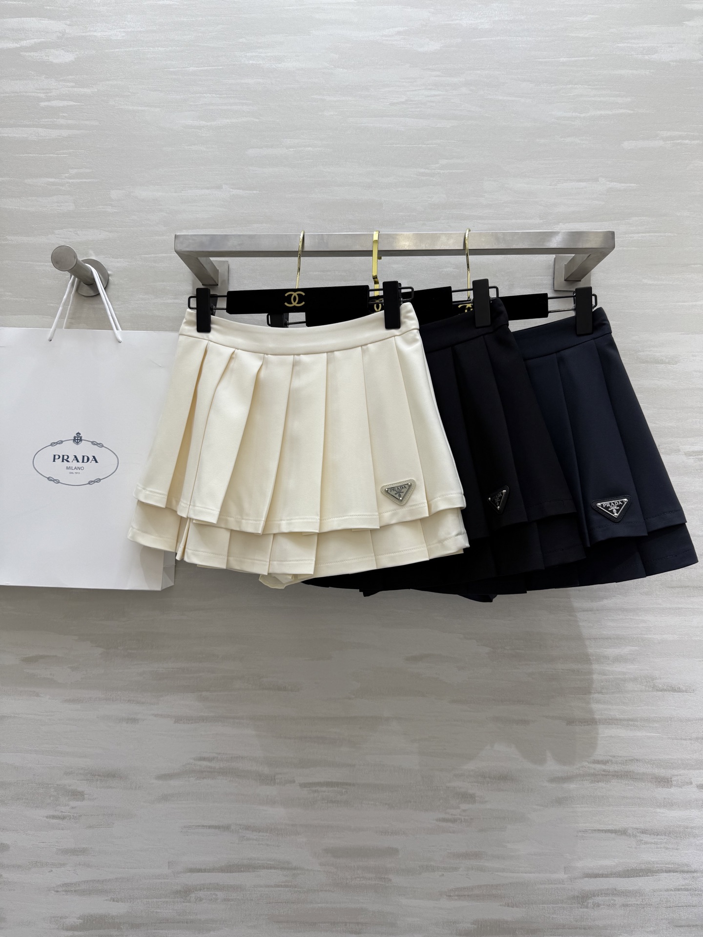 Prada Pleated Mini Skirt with Shorts Lining - Fashionable & Comfortable 9 i1742644438404 9613 0 7