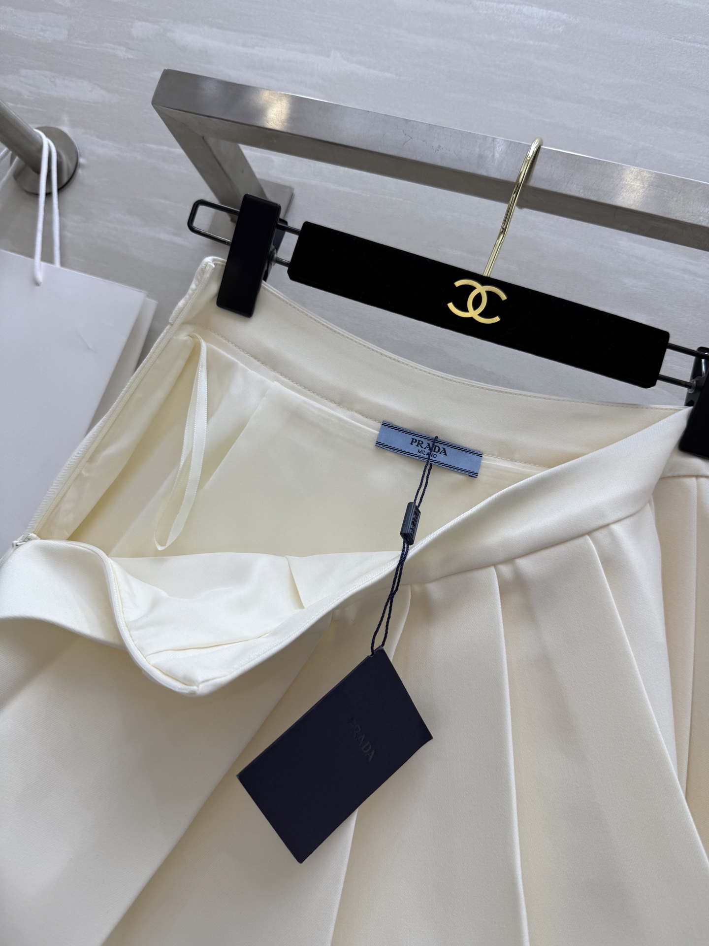 Prada Pleated Mini Skirt with Shorts Lining - Fashionable & Comfortable 6 i1742644440844 795 0 4