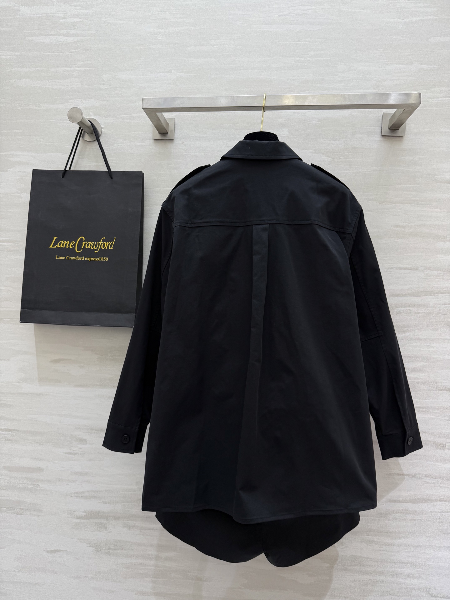 #alexanderwan♡²⁵工装风衬衫式连体裤 高品质定制 现货首发size：S/M/L（s码肩宽：