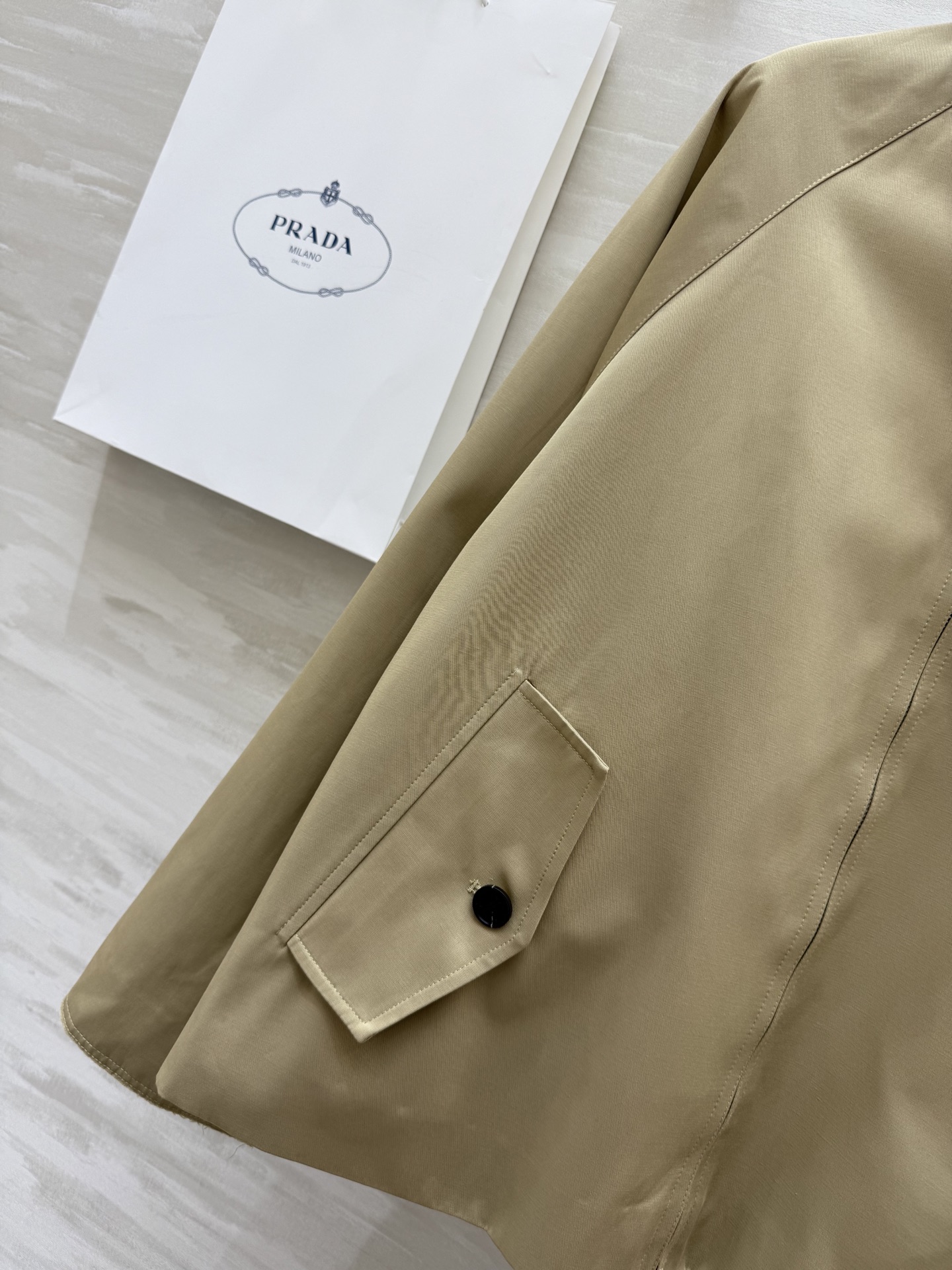 #Prad♡²⁵棒球服式拉链夹克外套 立领休闲廓形 高品质定制 现货首发size：S/M/L（s码胸围：