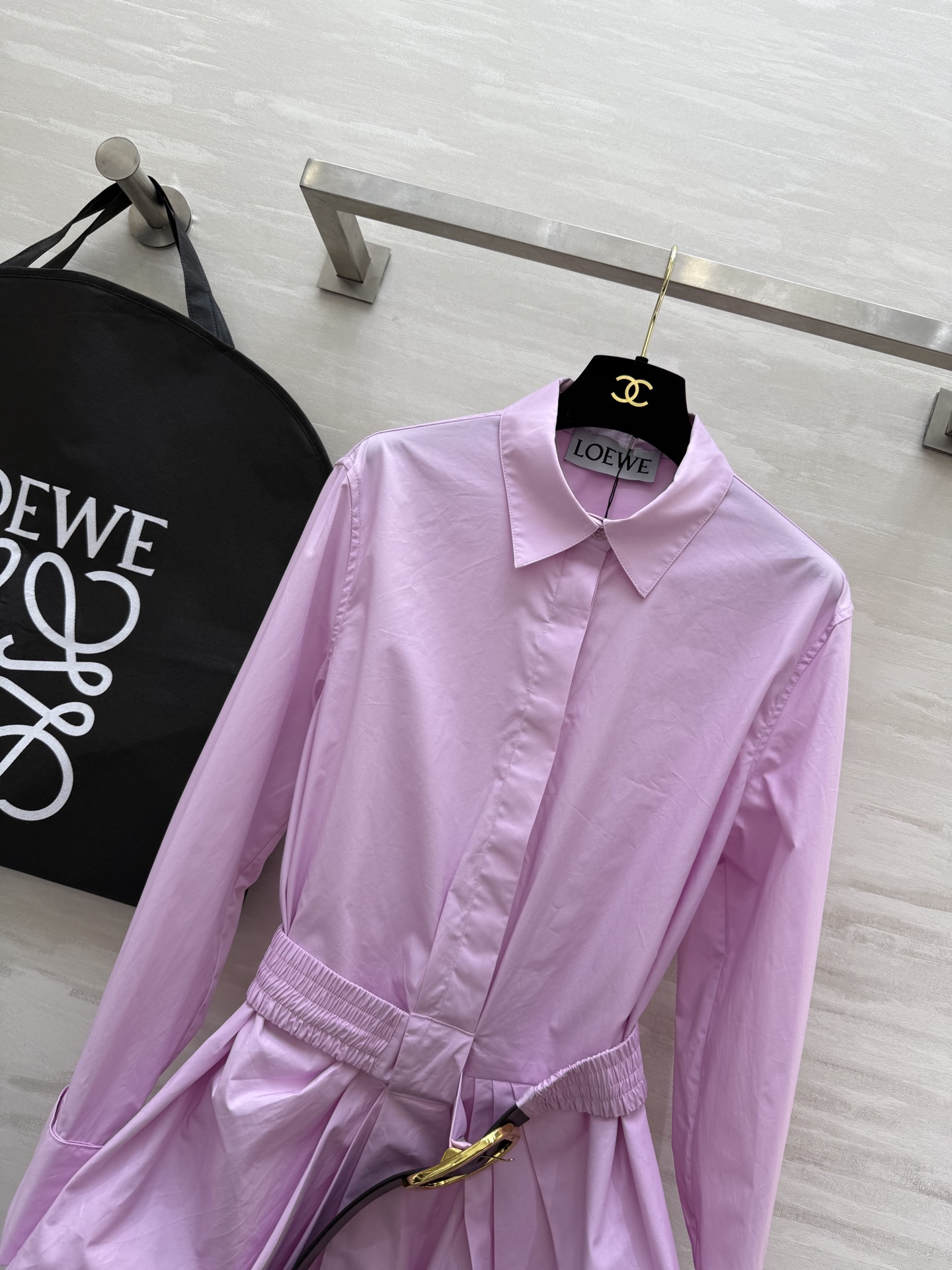 #Loew♡秀款｜fashion girl 的衬衫裙 下摆像花苞一样 必入款 衣橱里一定要有的一款设计感