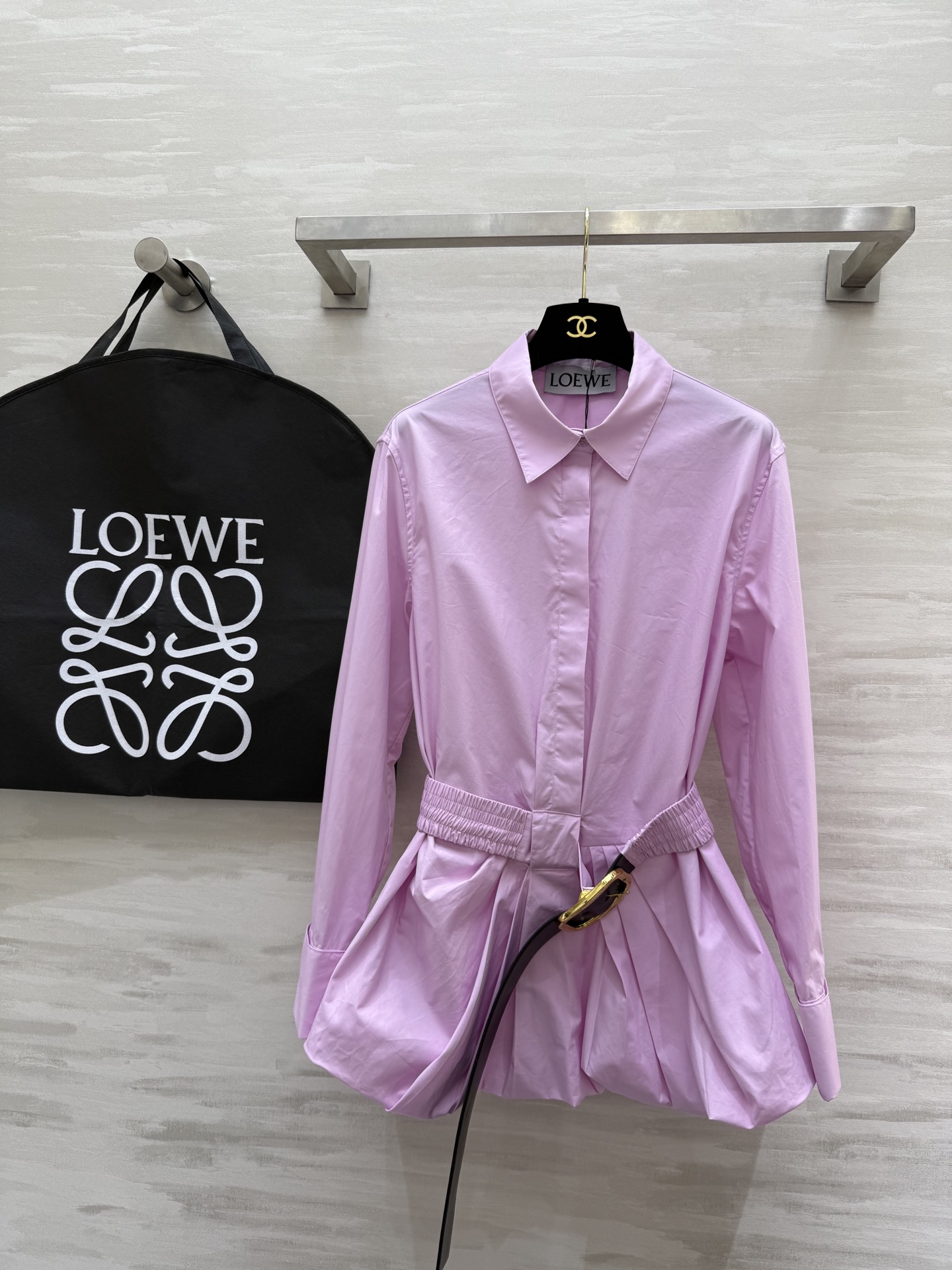#Loew♡秀款｜fashion girl 的衬衫裙 下摆像花苞一样 必入款 衣橱里一定要有的一款设计感