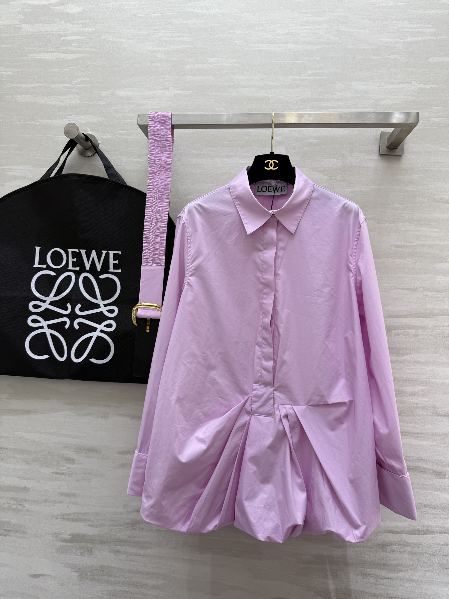 #Loew♡秀款｜fashion girl 的衬衫裙 下摆像花苞一样 必入款 衣橱里一定要有的一款设计感
