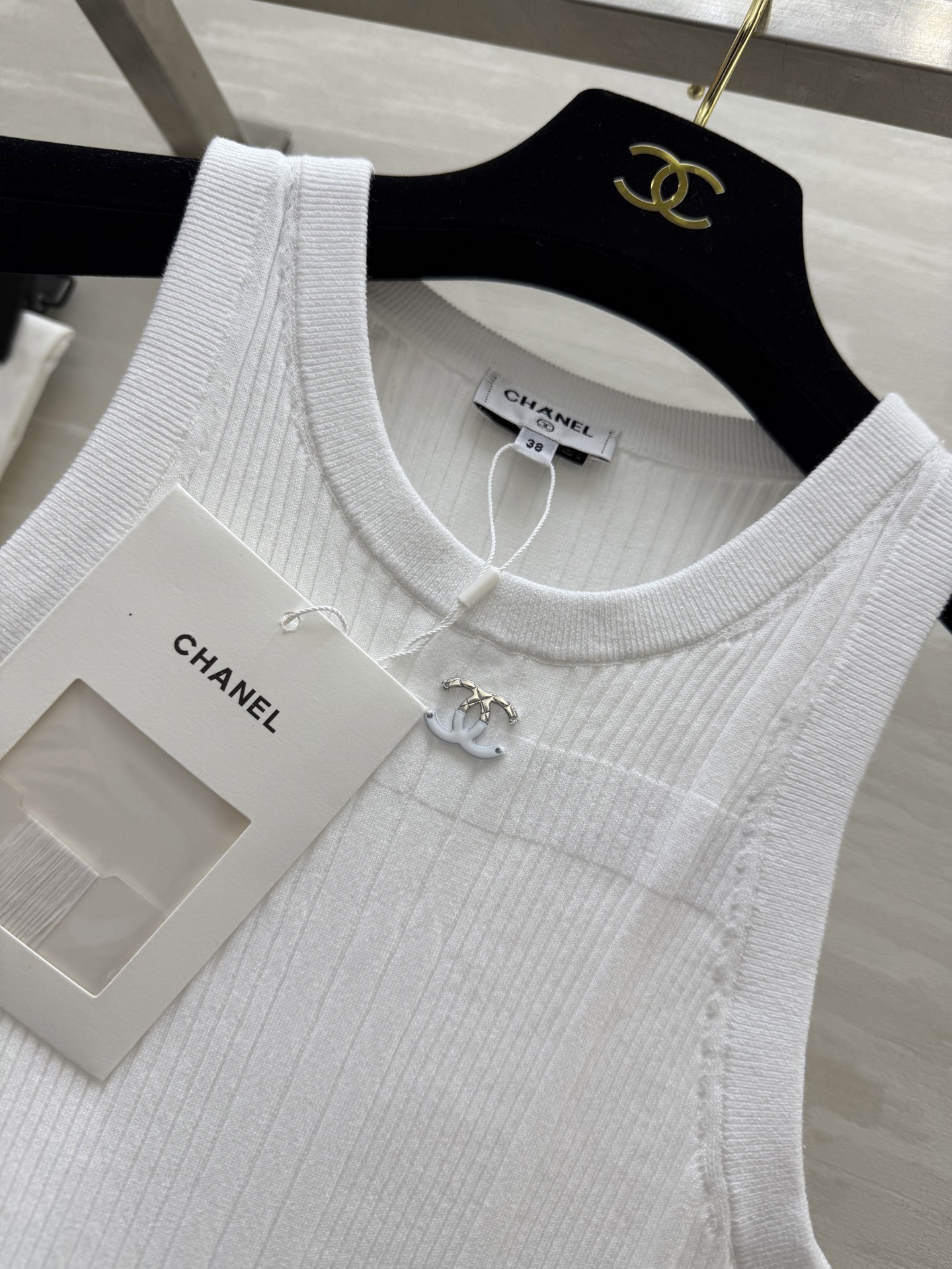 #Chane♡²⁵新款华夫格连衣裙 原版开发 高品质定制 现货首发size：36/38/40（）