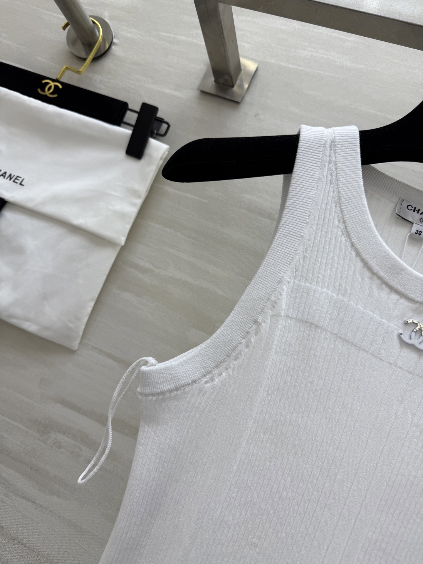 #Chane♡²⁵新款华夫格连衣裙 原版开发 高品质定制 现货首发size：36/38/40（）