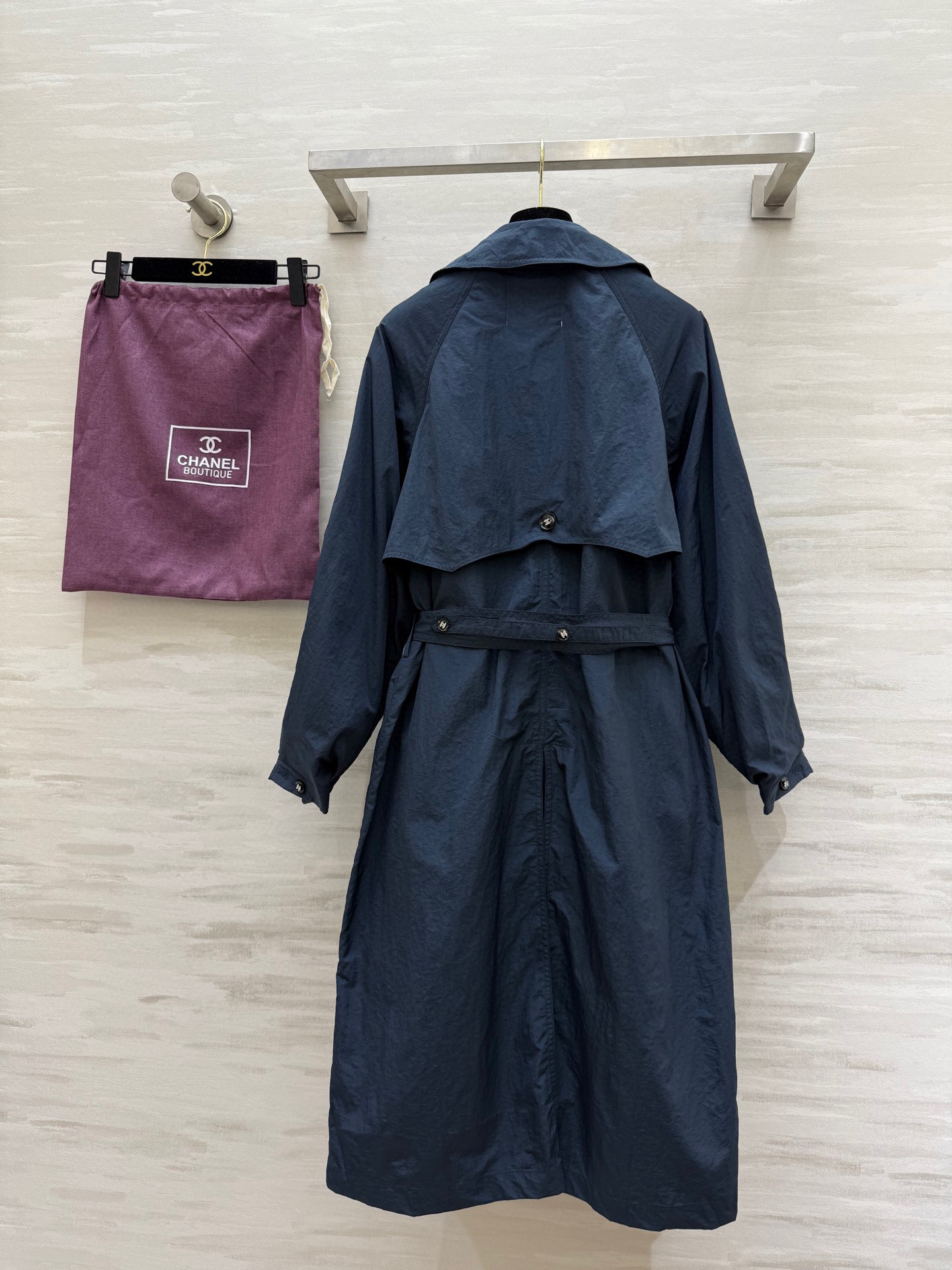 #CHANE♡²⁵中古vintage秀款 独家首发 风衣外套 重工艺纯手工钉珠内标 高品质定制 配送定制