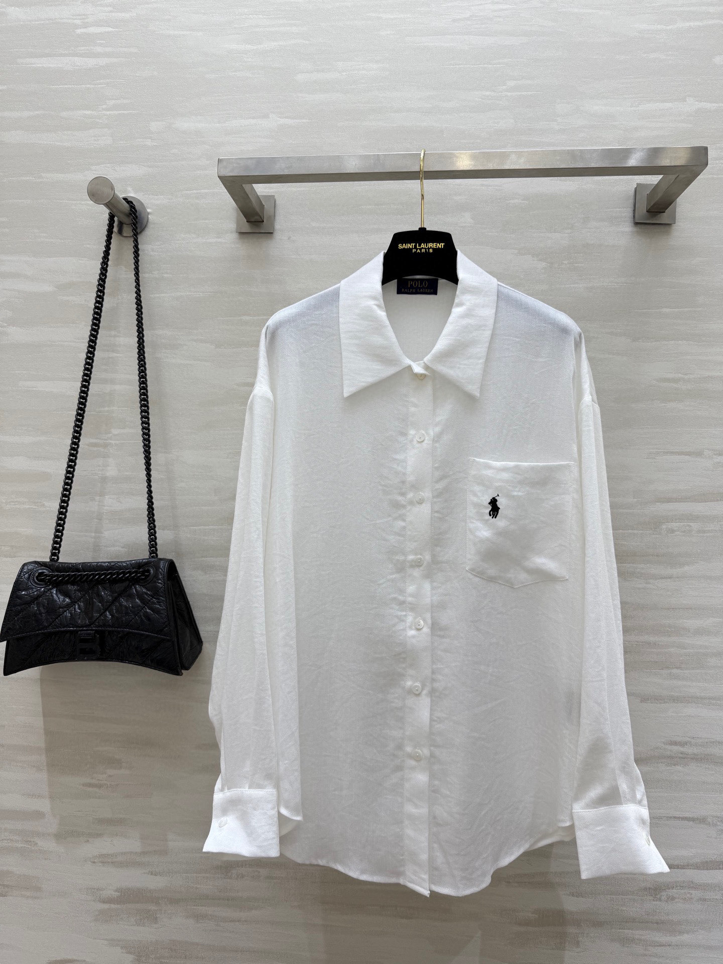 NO:410541,#Lav Lauren POLO old Qianfeng linen shirt high quality customization spot first-time sizeS/M/L (M size shoulder width 52, bust 108, length 76), alexander wang19860909#拉夫劳伦POLO老钱风亚麻衬衣 高品质定制 现货首发sizeS/M/L（M码肩宽52,胸围108,衣长76）,,alexander wang,Women's clothing