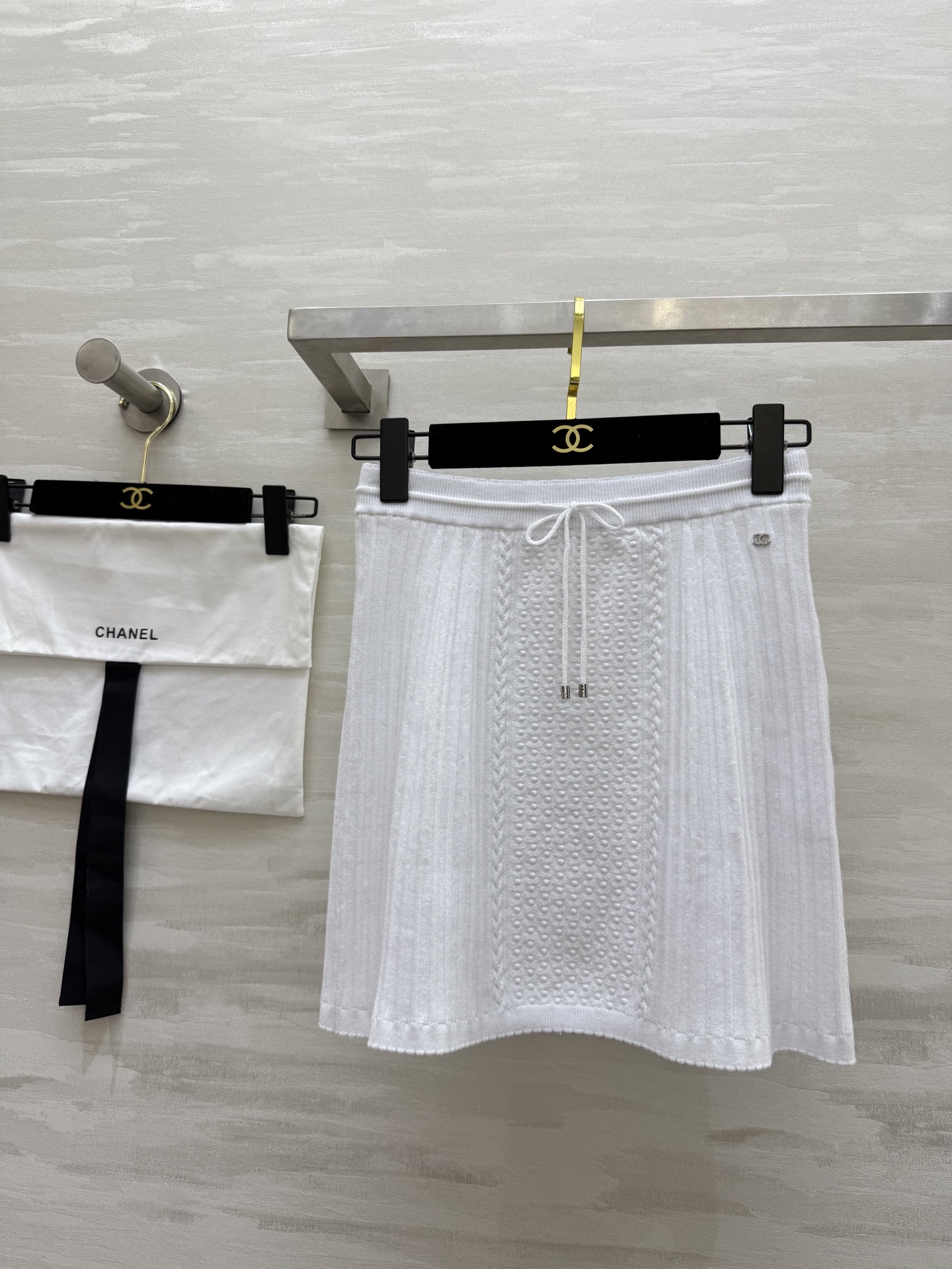 NO:419651,#Chane drawstring diamond knitted skirt Original development customization High quality Spot first-time size36/38/40 (), Chanel, skirts, alexander wang19860909#Chane抽绳 菱格纹针织半裙 原版开发定制 高品质 现货首发size36/38/40（）,,chanel,skirts,alexander wang,Women's clothing