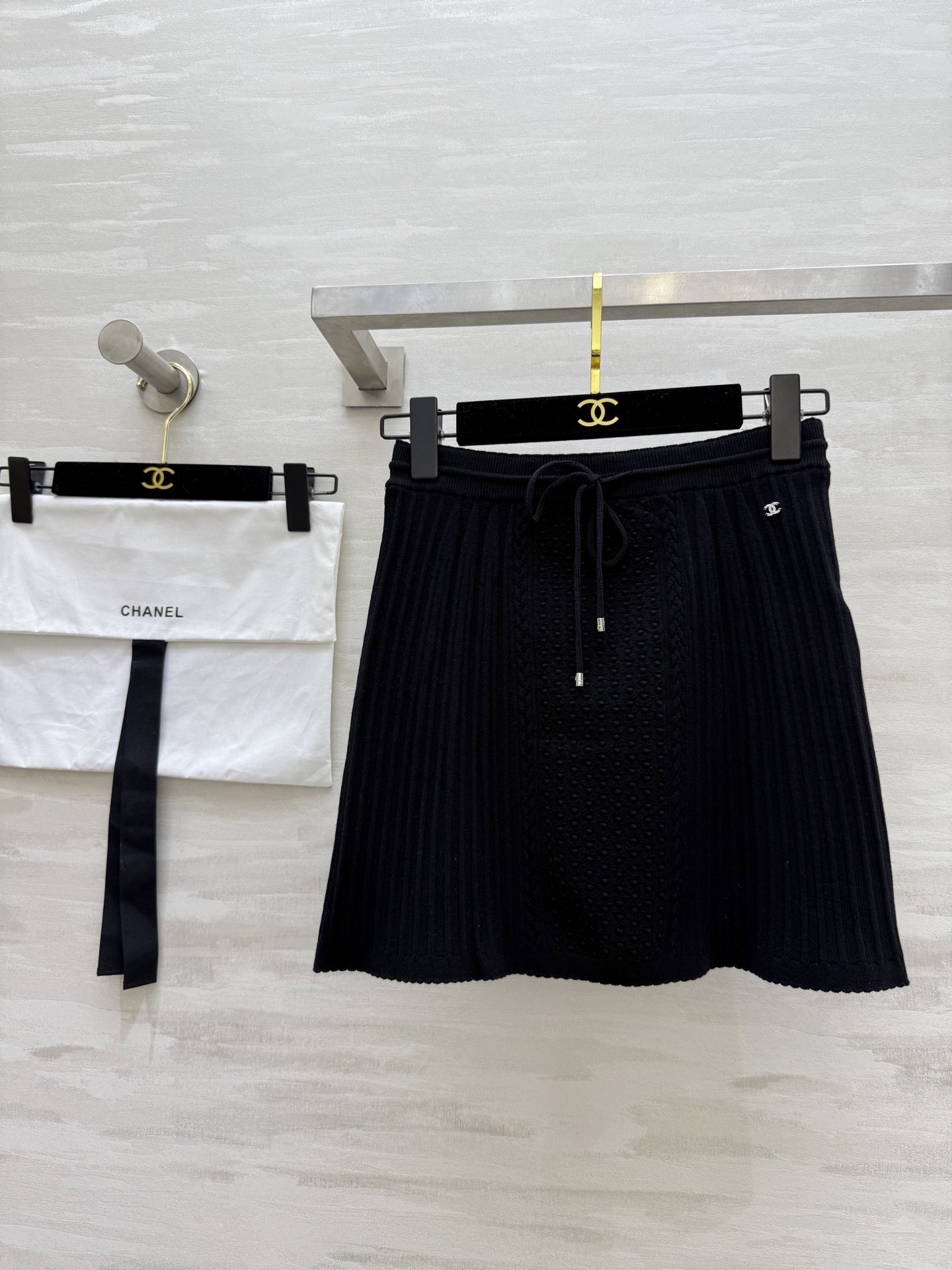 NO:419682,#Chane drawstring diamond knitted skirt Original development customization High quality Spot first-time size36/38/40 (), Chanel, skirts, alexander wang19860909#Chane抽绳 菱格纹针织半裙 原版开发定制 高品质 现货首发size36/38/40（）,,chanel,skirts,alexander wang,Women's clothing