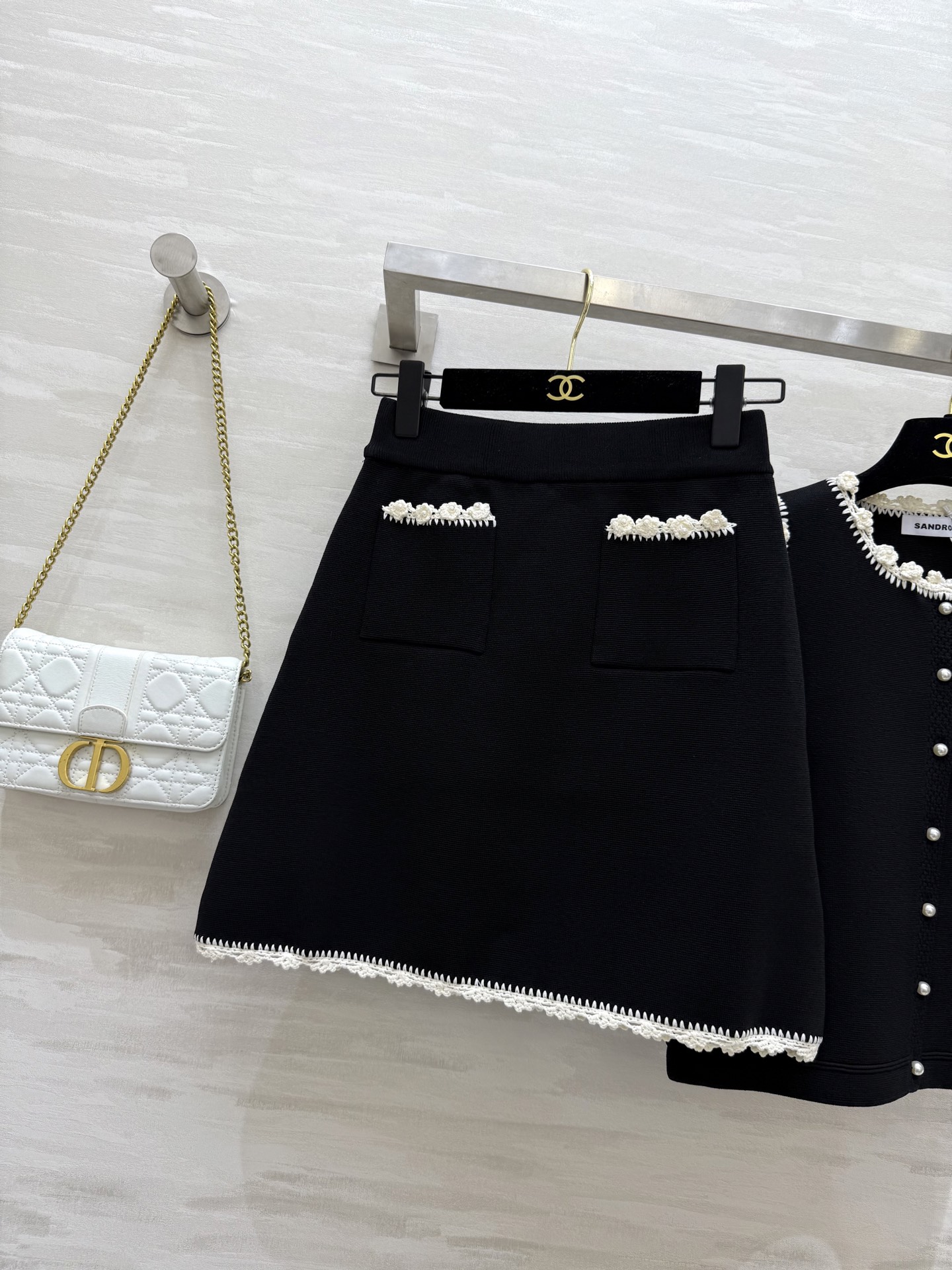 #Sandro 法式轻熟风无袖针织套装 高品质定制 现货首发size：S/M/L（）