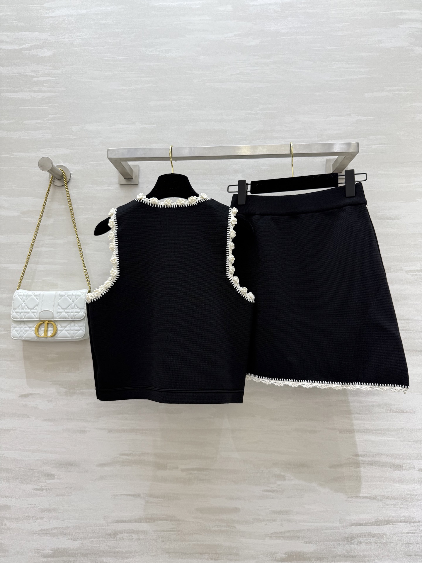 #Sandro 法式轻熟风无袖针织套装 高品质定制 现货首发size：S/M/L（）