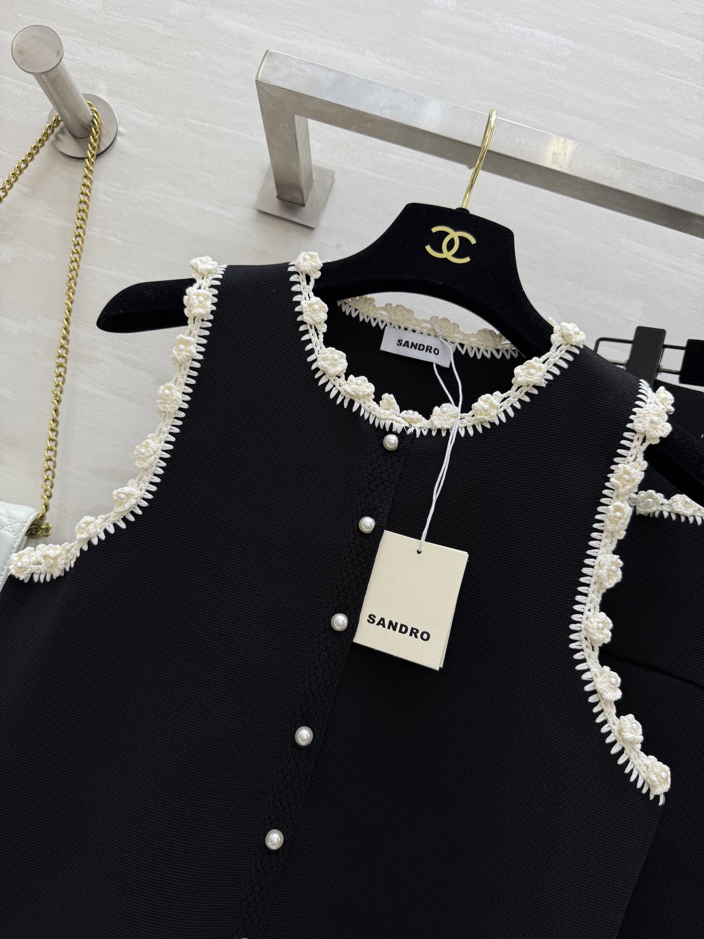 #Sandro 法式轻熟风无袖针织套装 高品质定制 现货首发size：S/M/L（）