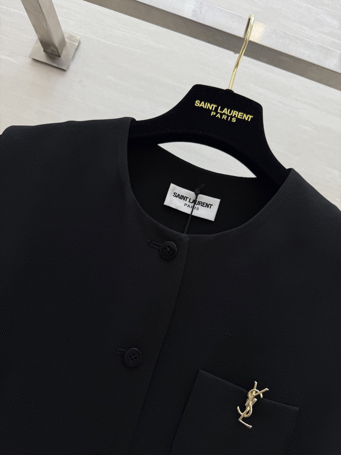 #ysl²⁵新款马甲外套 精致高级 高品质定制 现货首发size：S/M/L/XL（M码胸围：96，衣长