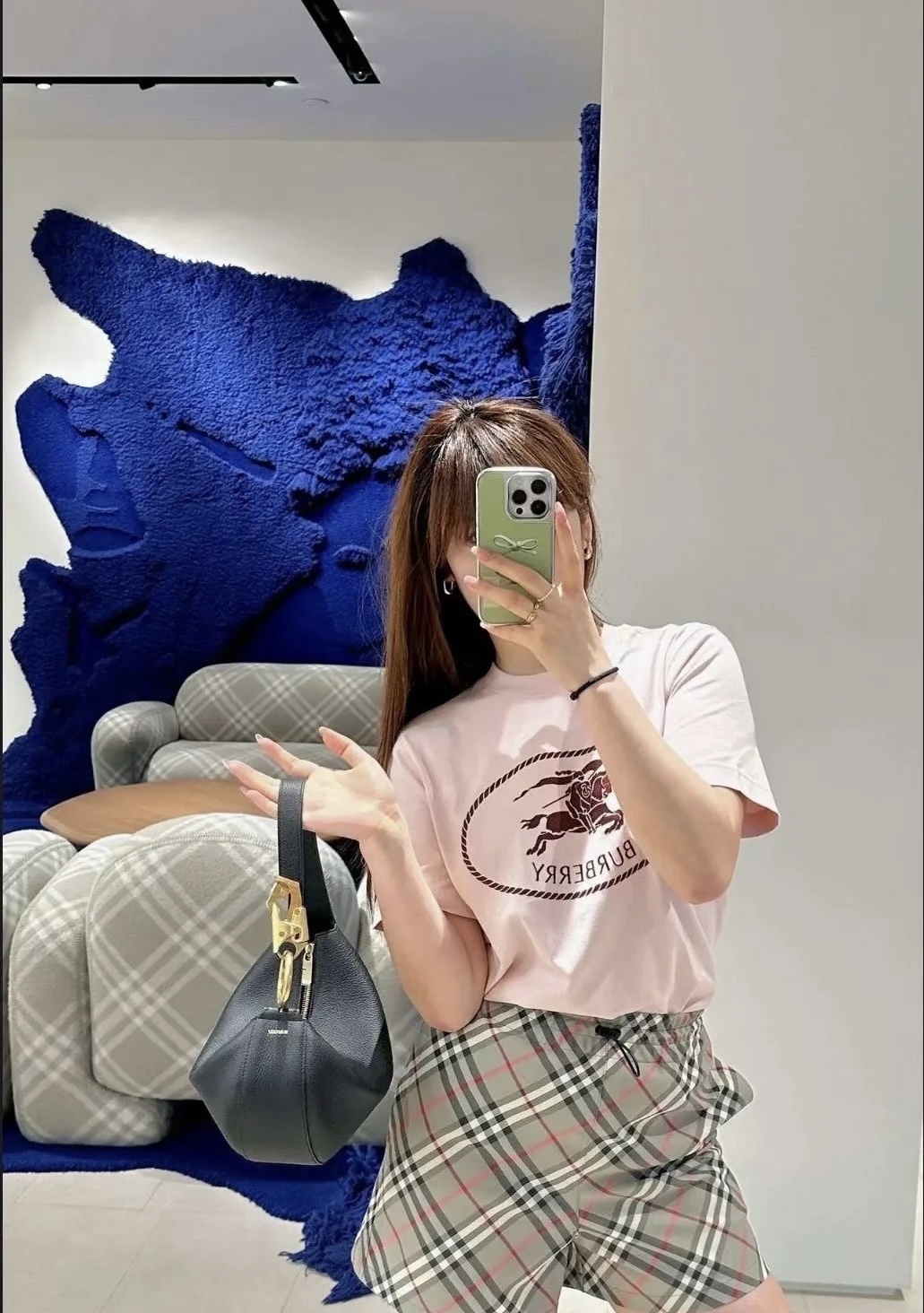 #Burberr♡²⁵新款logo战马刺绣🪡短袖T恤 高品质定制 现货首发size：S/M/L/XL/X