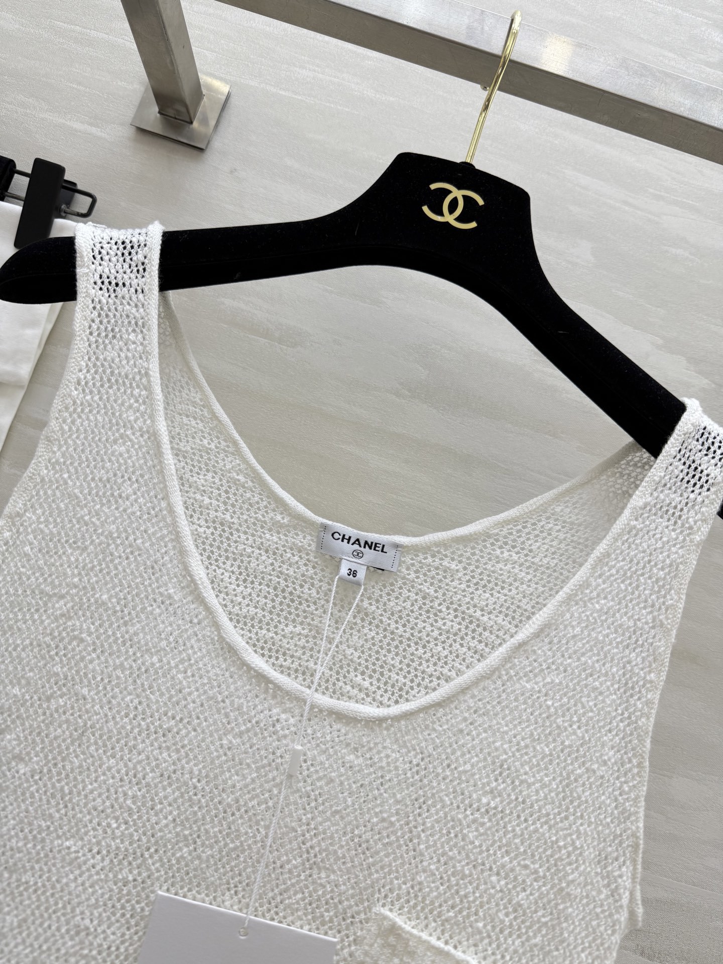 #Chane♡²⁵cocobeach背心吊带 超美!原版开发 定制纱线🧶上身轻薄 宛如蝉翼 高品质定制