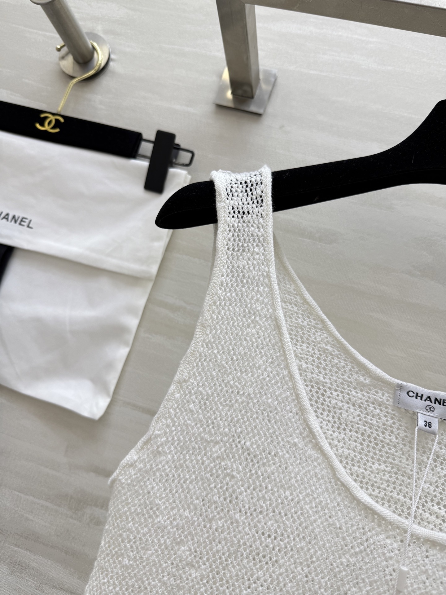 #Chane♡²⁵cocobeach背心吊带 超美!原版开发 定制纱线🧶上身轻薄 宛如蝉翼 高品质定制