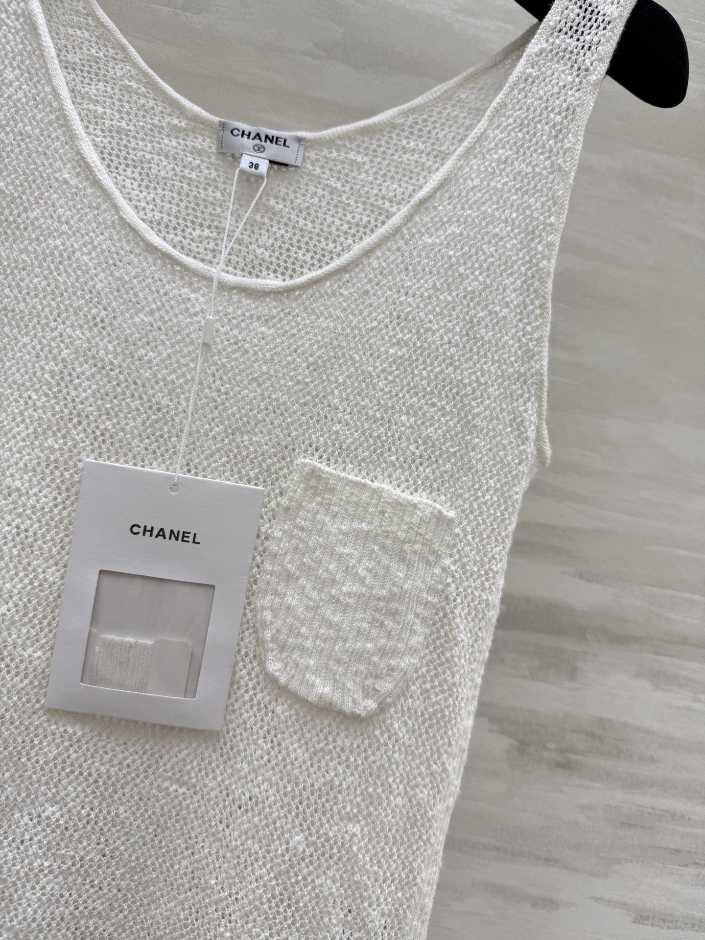 #Chane♡²⁵cocobeach背心吊带 超美!原版开发 定制纱线🧶上身轻薄 宛如蝉翼 高品质定制