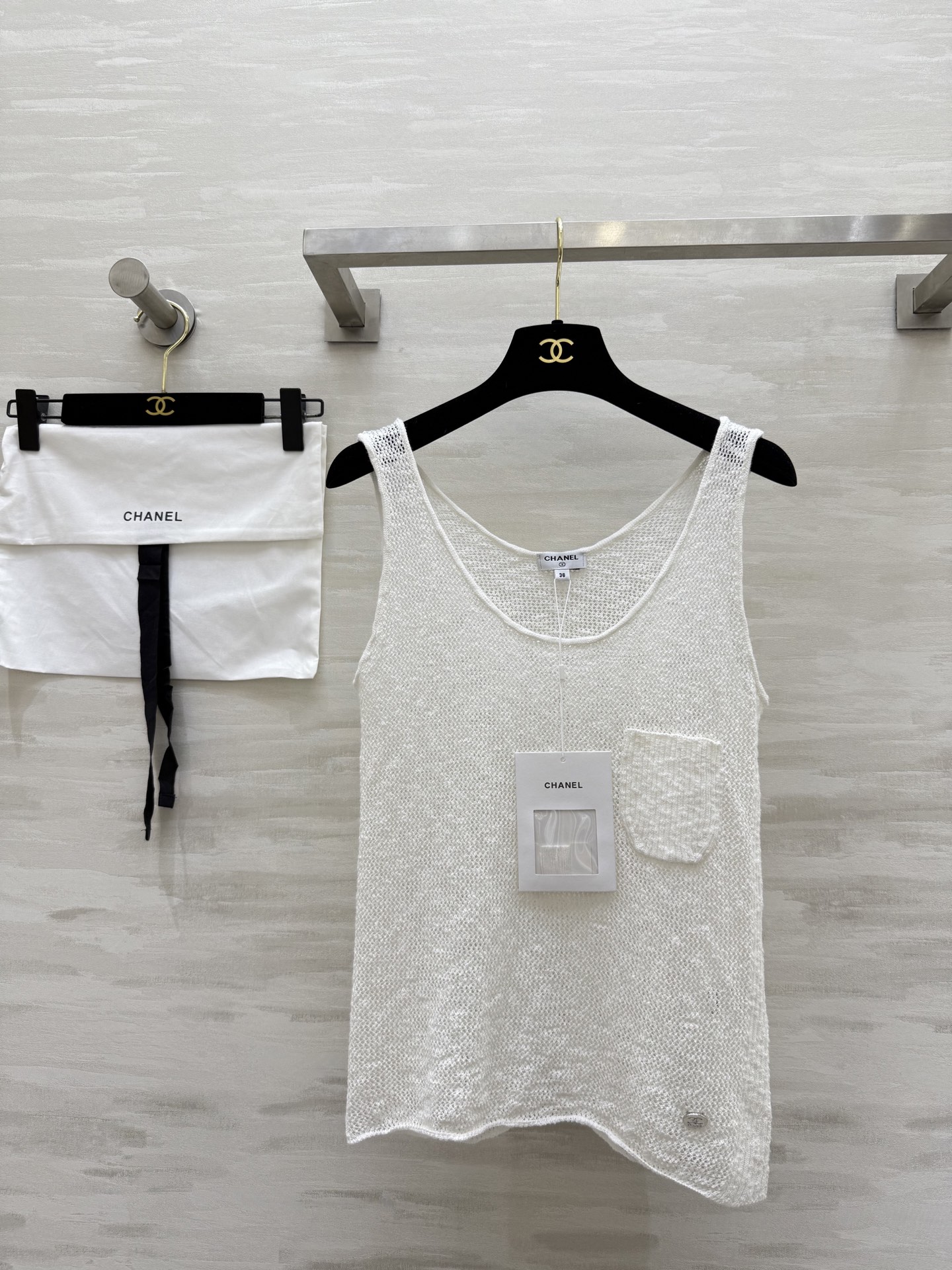 #Chane♡²⁵cocobeach背心吊带 超美！原版开发 定制纱线🧶上身轻薄 宛如蝉翼 高品质定制 