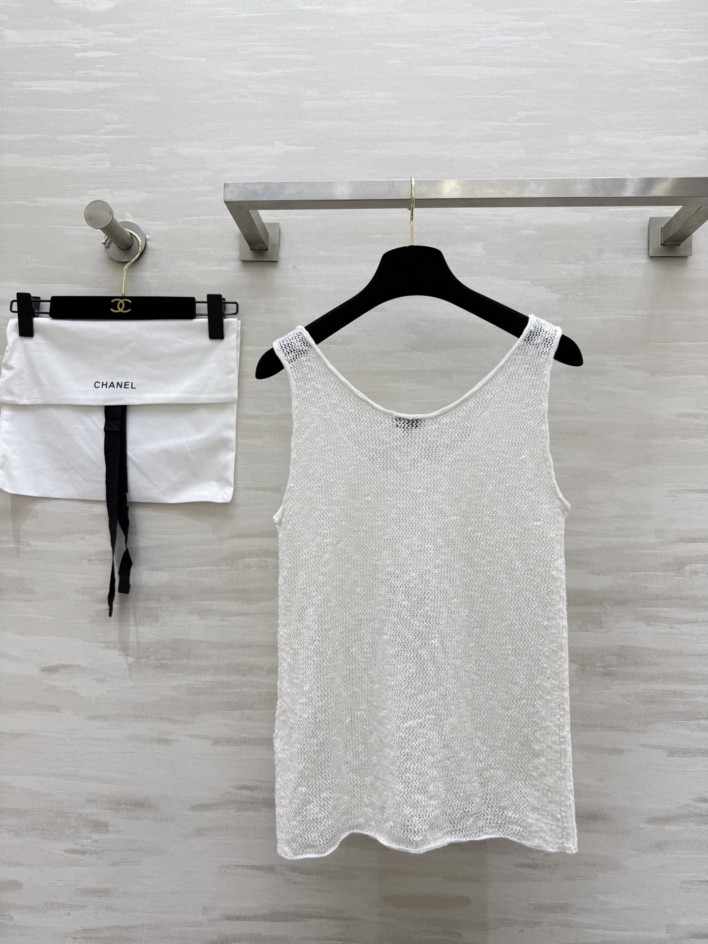 #Chane♡²⁵cocobeach背心吊带 超美!原版开发 定制纱线🧶上身轻薄 宛如蝉翼 高品质定制