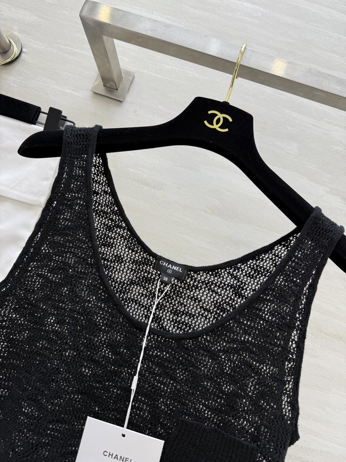 #Chane♡²⁵cocobeach背心吊带 超美!原版开发 定制纱线🧶上身轻薄 宛如蝉翼 高品质定制