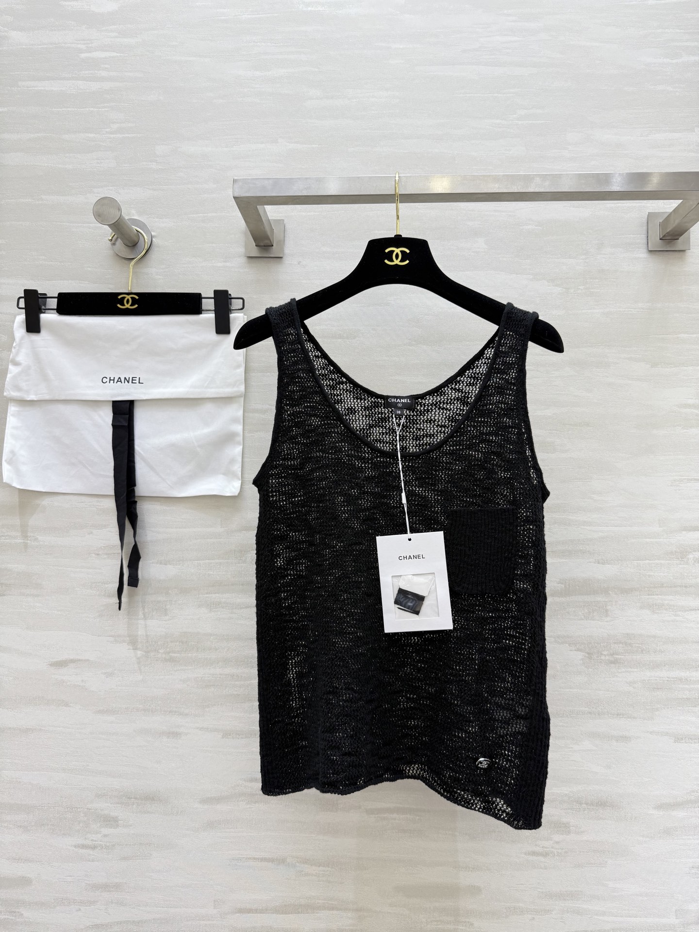 #Chane♡²⁵cocobeach背心吊带 超美！原版开发 定制纱线🧶上身轻薄 宛如蝉翼 高品质定制 