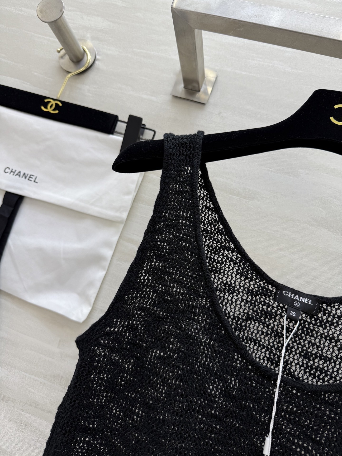 #Chane♡²⁵cocobeach背心吊带 超美!原版开发 定制纱线🧶上身轻薄 宛如蝉翼 高品质定制