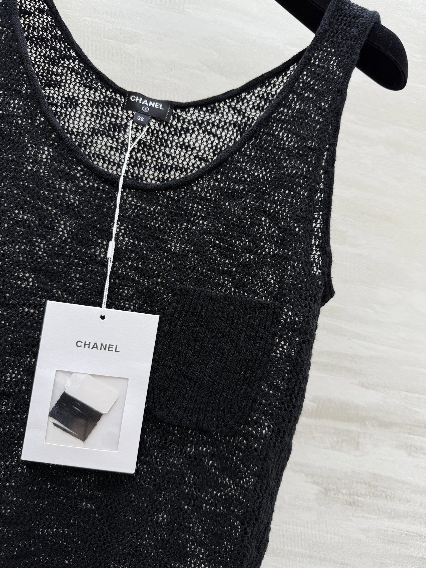 #Chane♡²⁵cocobeach背心吊带 超美!原版开发 定制纱线🧶上身轻薄 宛如蝉翼 高品质定制