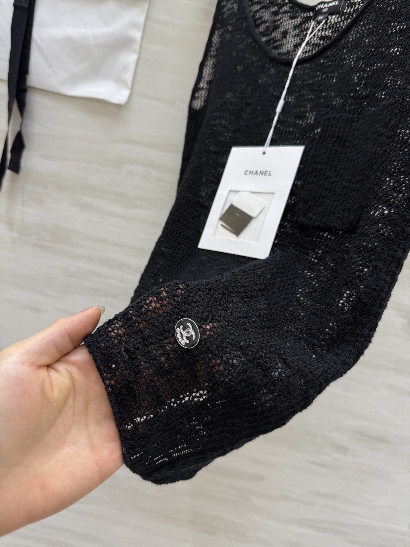 #Chane♡²⁵cocobeach背心吊带 超美!原版开发 定制纱线🧶上身轻薄 宛如蝉翼 高品质定制