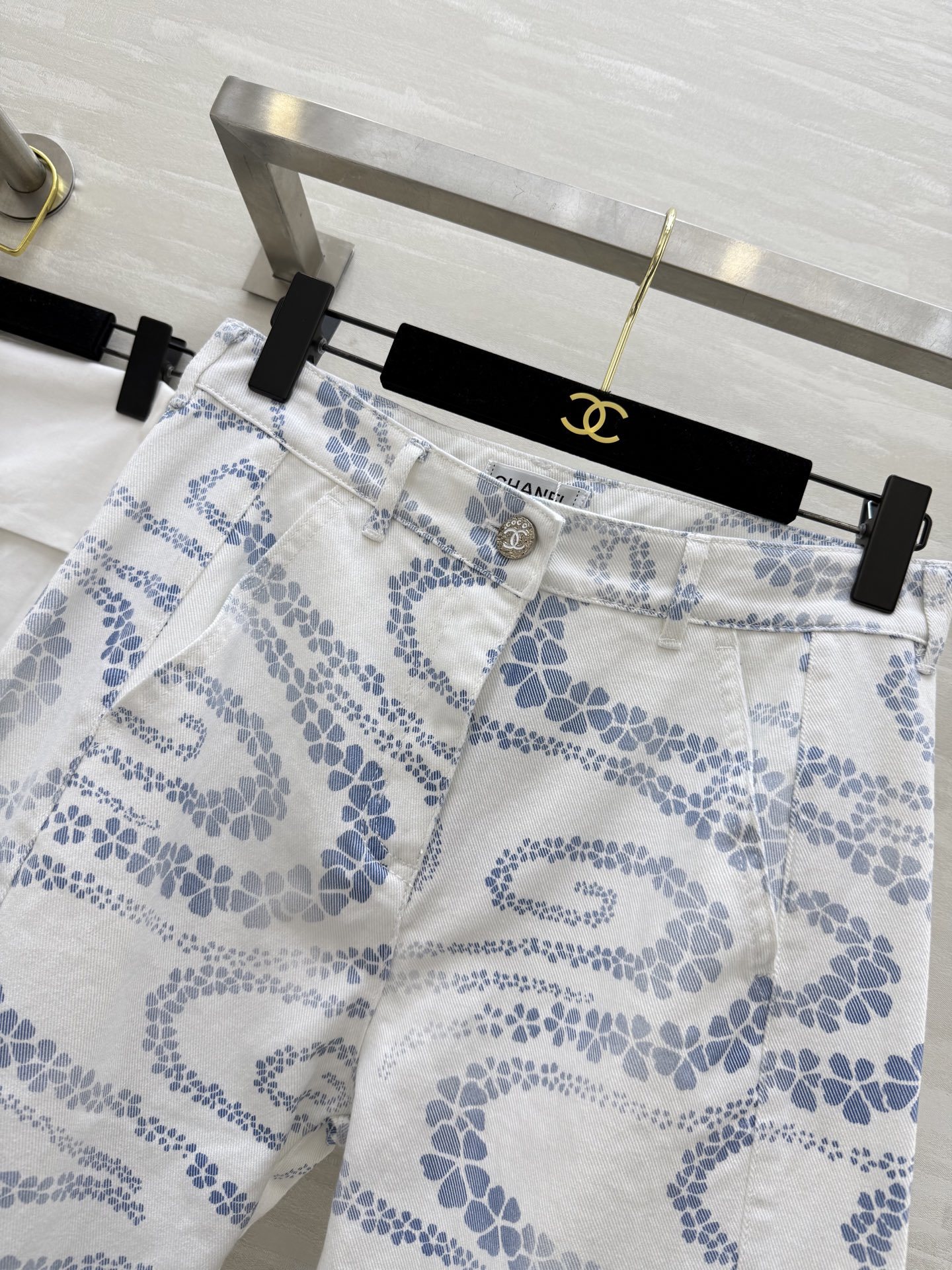 #Chane♡²⁵M沙滩系列 印花丹宁牛仔裤 高品质定制 现货首发size:36/38/40()