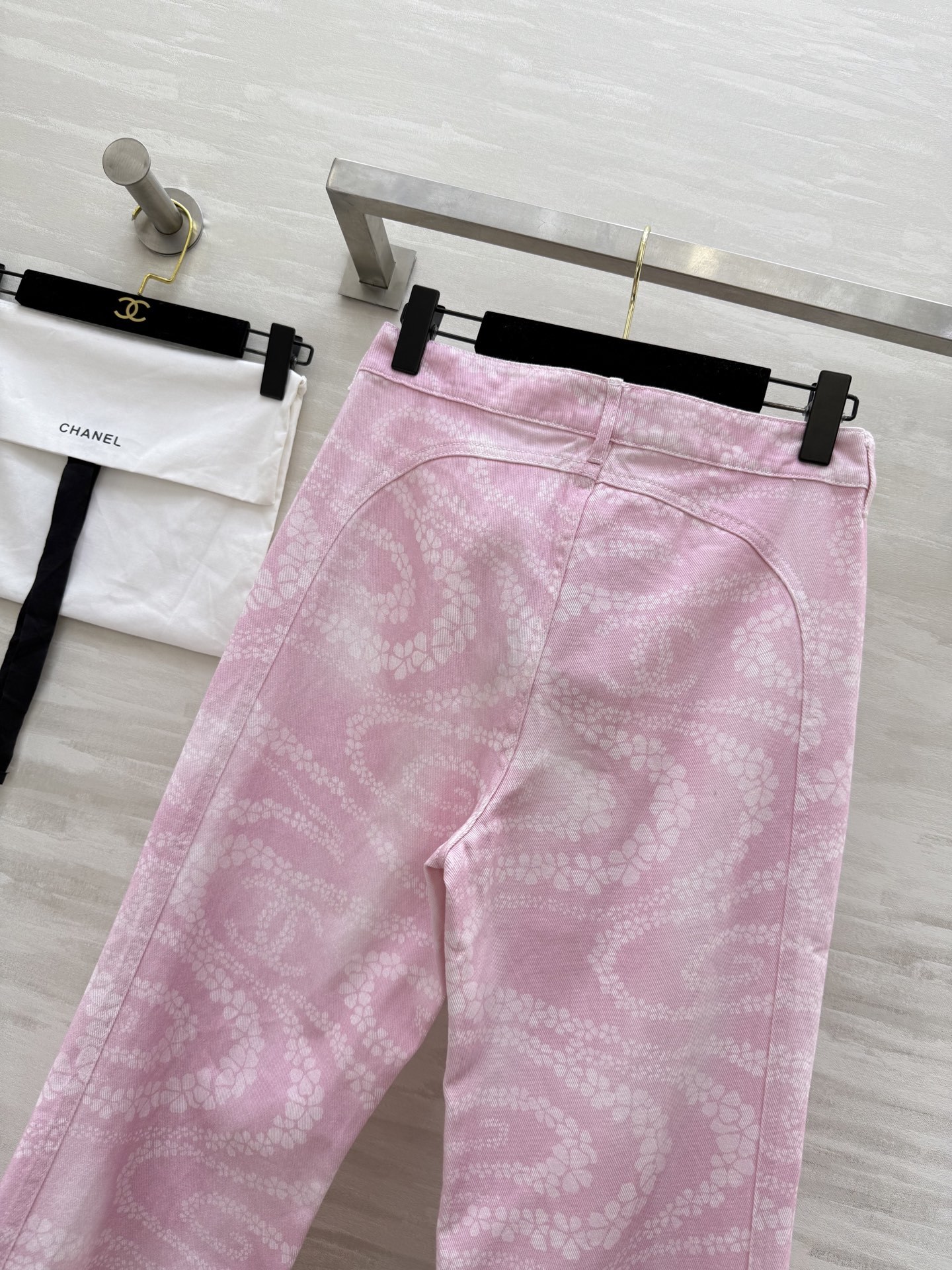 #Chane♡²⁵M沙滩系列 印花丹宁牛仔裤 高品质定制 现货首发size:36/38/40()