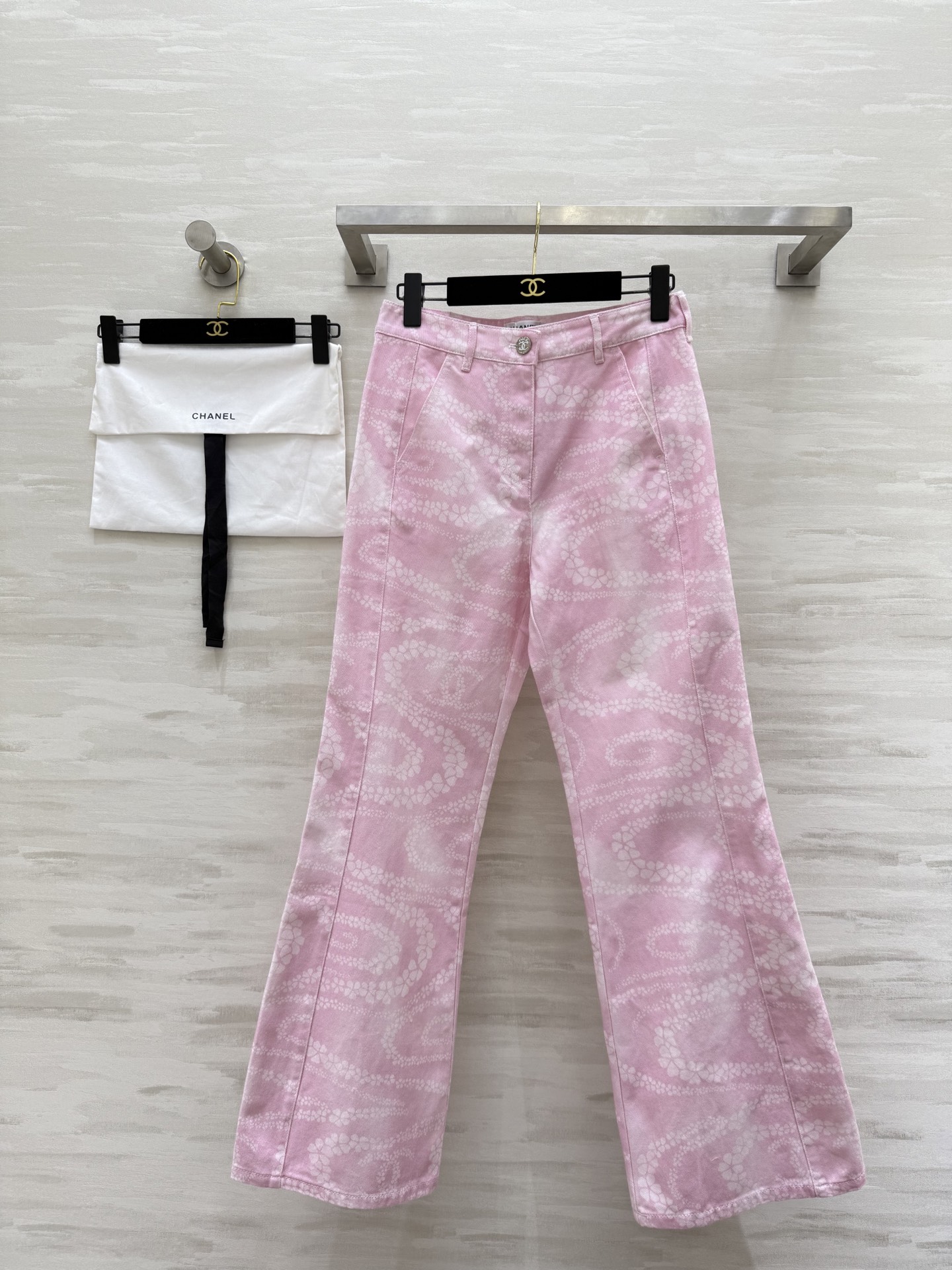 #Chane♡²⁵M沙滩系列 印花丹宁牛仔裤 高品质定制 现货首发size：36/38/40（）