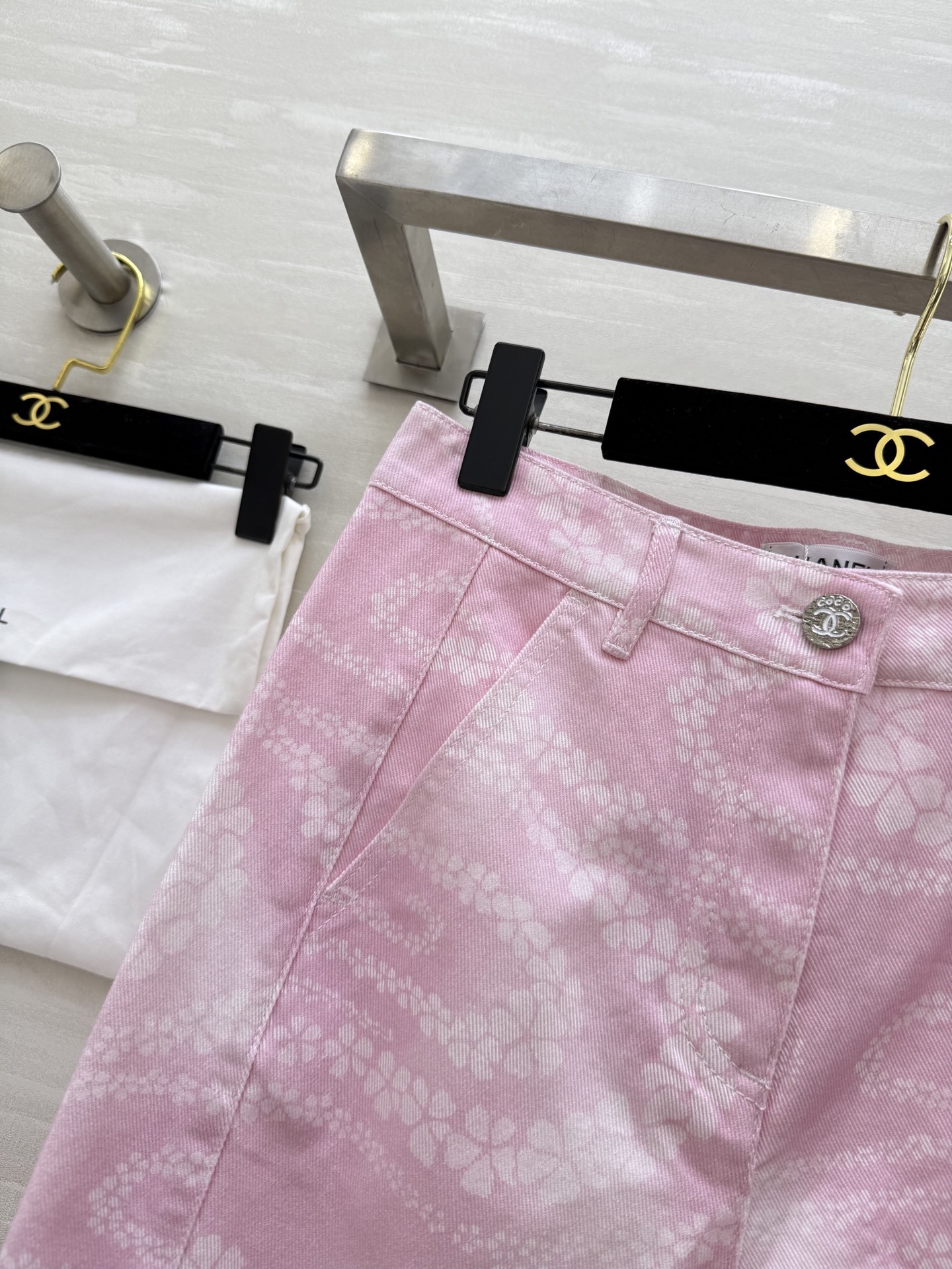 #Chane♡²⁵M沙滩系列 印花丹宁牛仔裤 高品质定制 现货首发size:36/38/40()