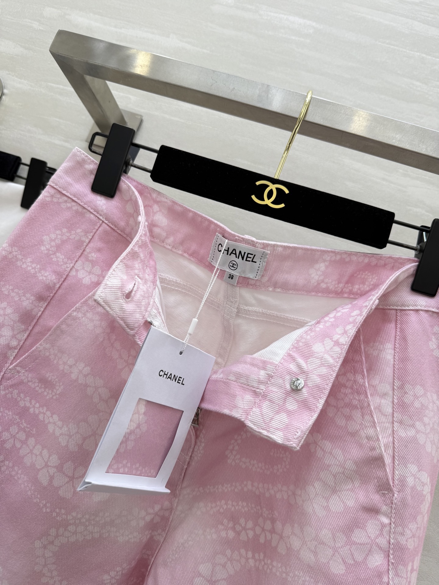 #Chane♡²⁵M沙滩系列 印花丹宁牛仔裤 高品质定制 现货首发size:36/38/40()