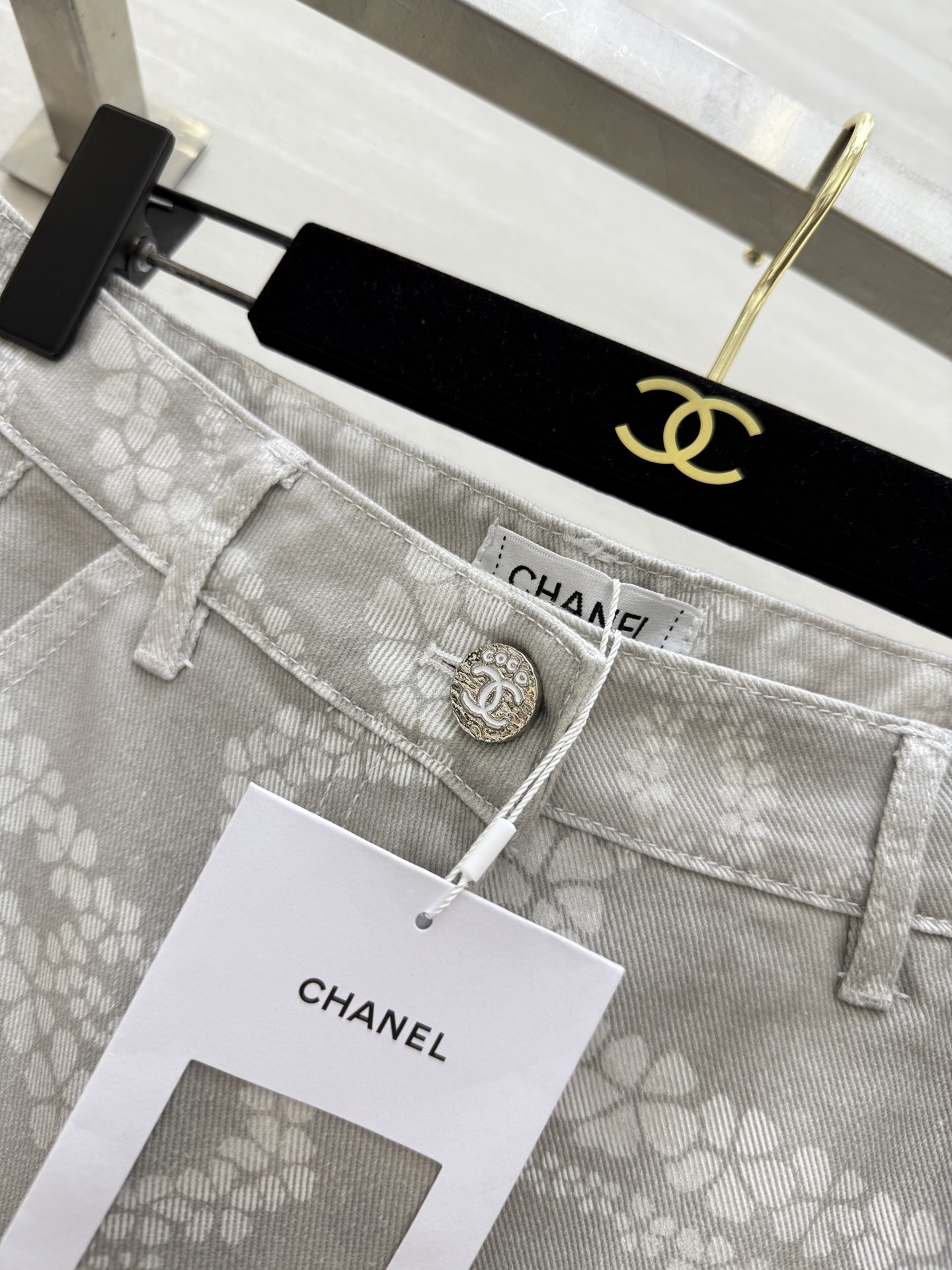 #Chane♡²⁵M沙滩系列 印花丹宁牛仔裤 高品质定制 现货首发size:36/38/40()