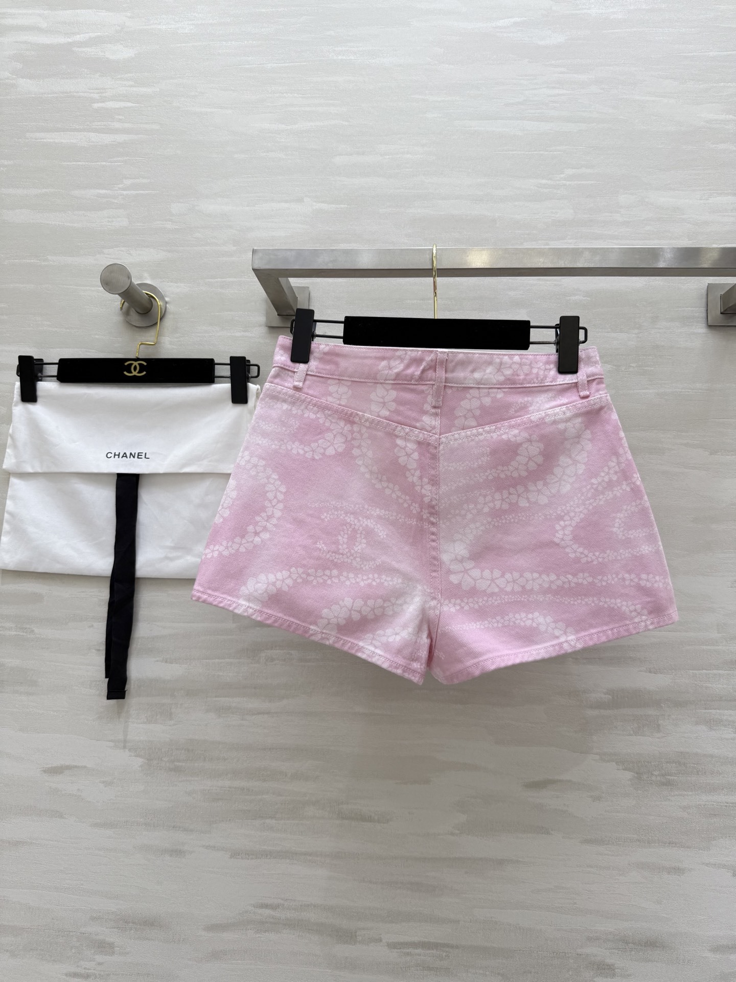 #Chane♡²⁵M沙滩系列 印花丹宁牛仔短裤 高品质定制 现货首发size:36/38/40()