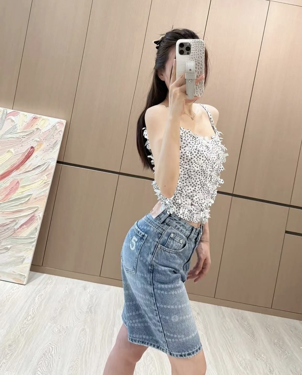 #Chane♡²⁵CoCoBeach 爆款吊带 超显身材 滿滿的立體小花朵 細節控必入 高品质定制 现货