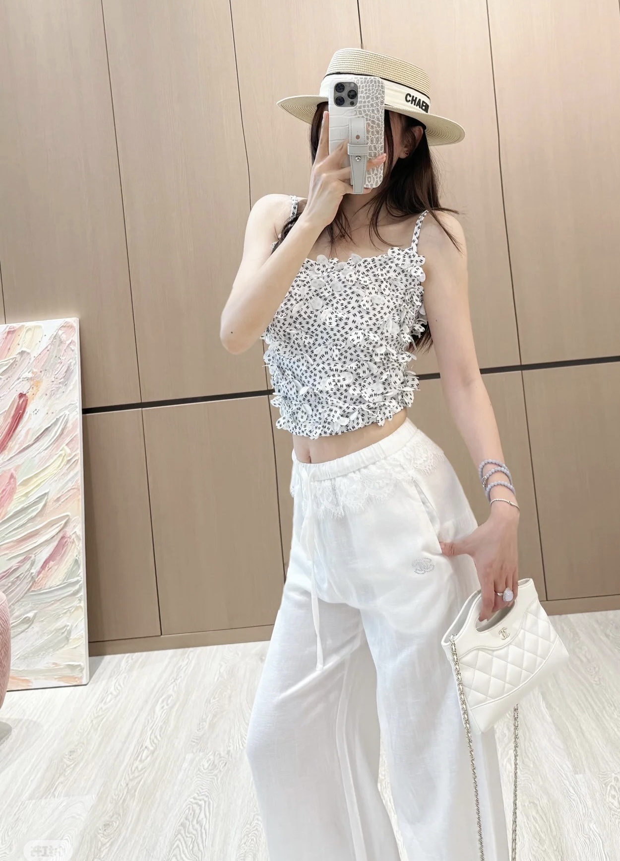 #Chane♡²⁵CoCoBeach 爆款吊带 超显身材 滿滿的立體小花朵 細節控必入 高品质定制 现货