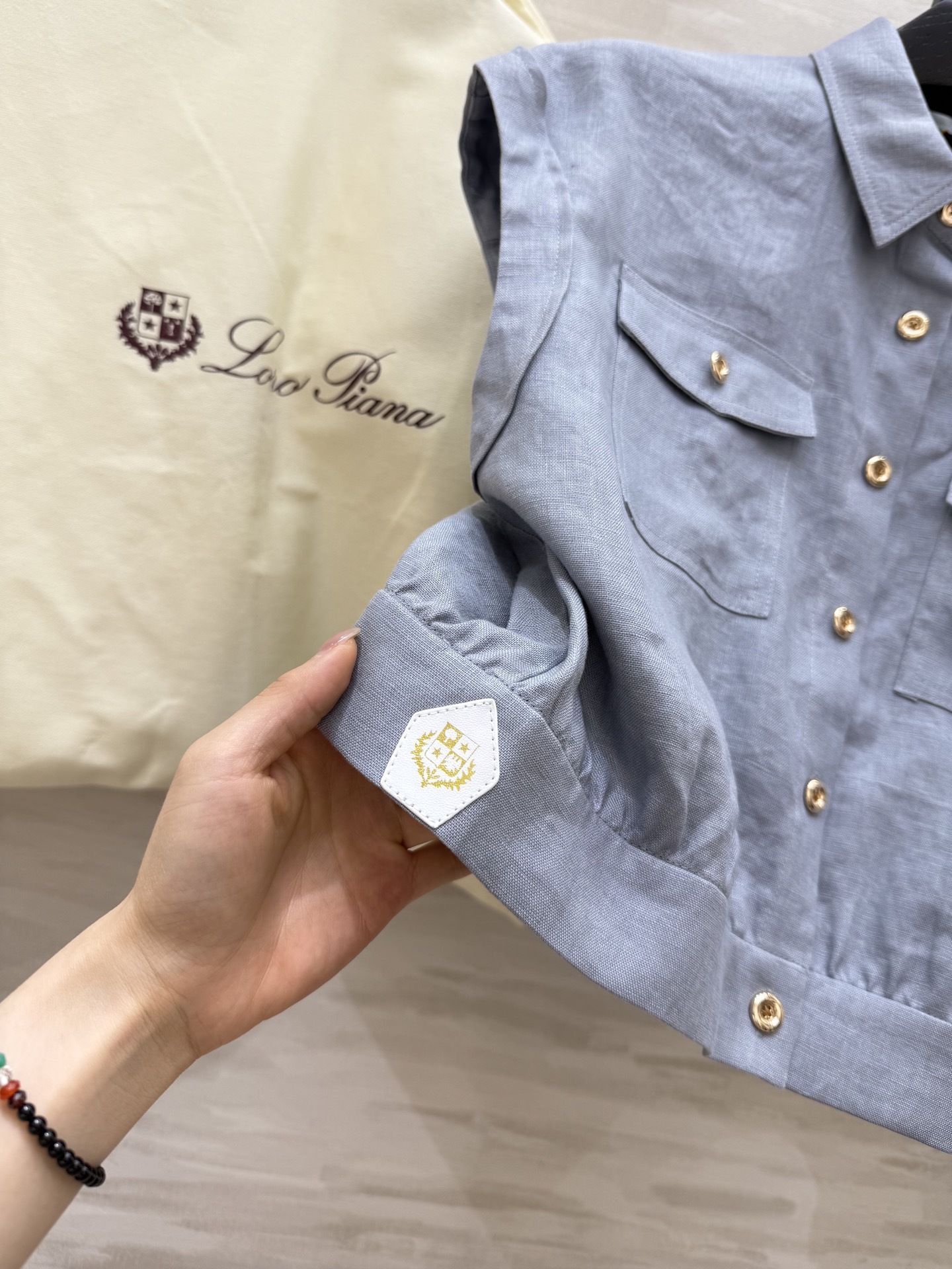 #LP²⁵新款老钱风亚麻休闲套装 重磅logo标识皮牌点缀精致高级 立体剪裁上身帅气又时髦 打造休闲舒适