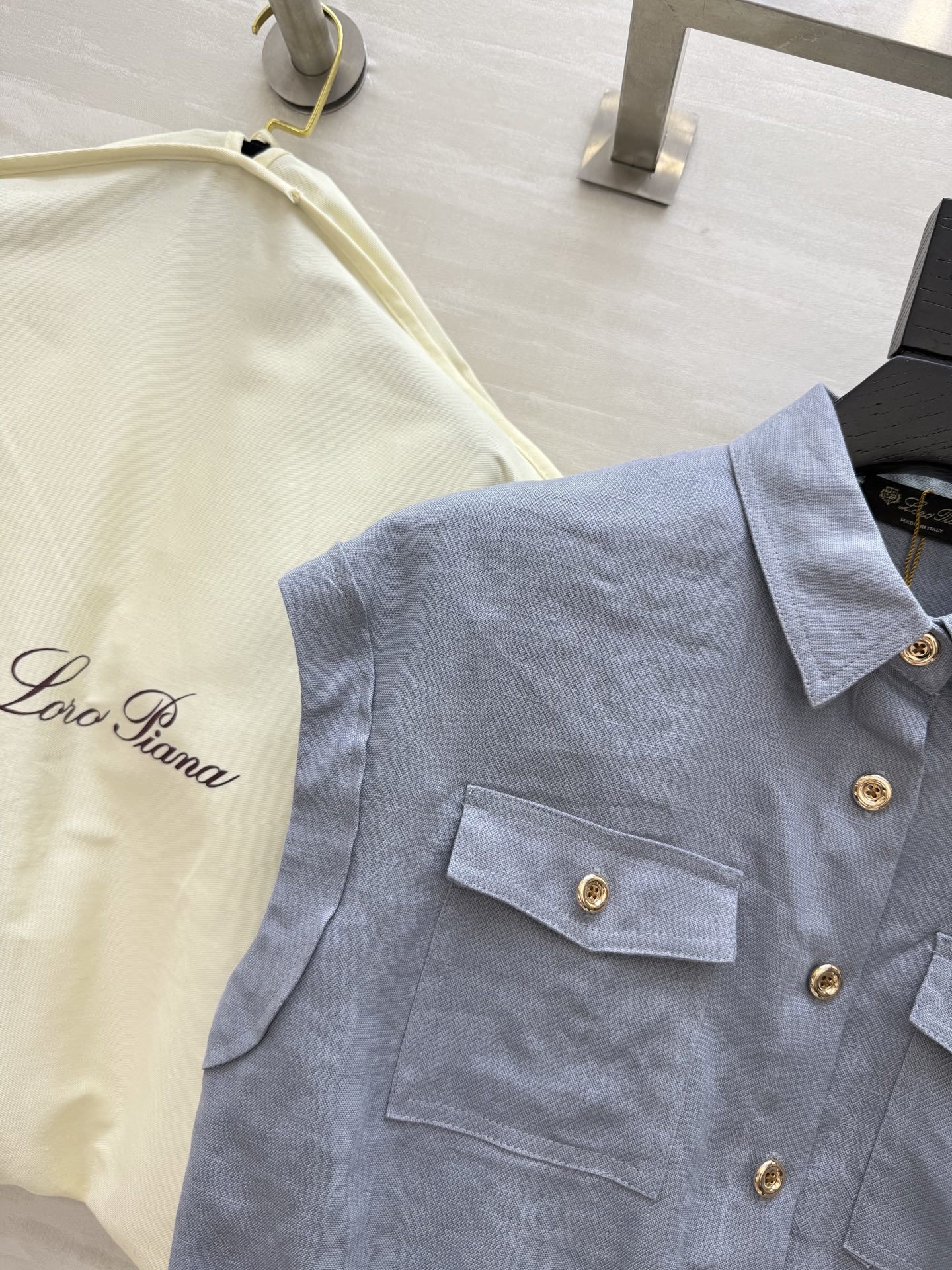 #LP²⁵新款老钱风亚麻休闲套装 重磅logo标识皮牌点缀精致高级 立体剪裁上身帅气又时髦 打造休闲舒适