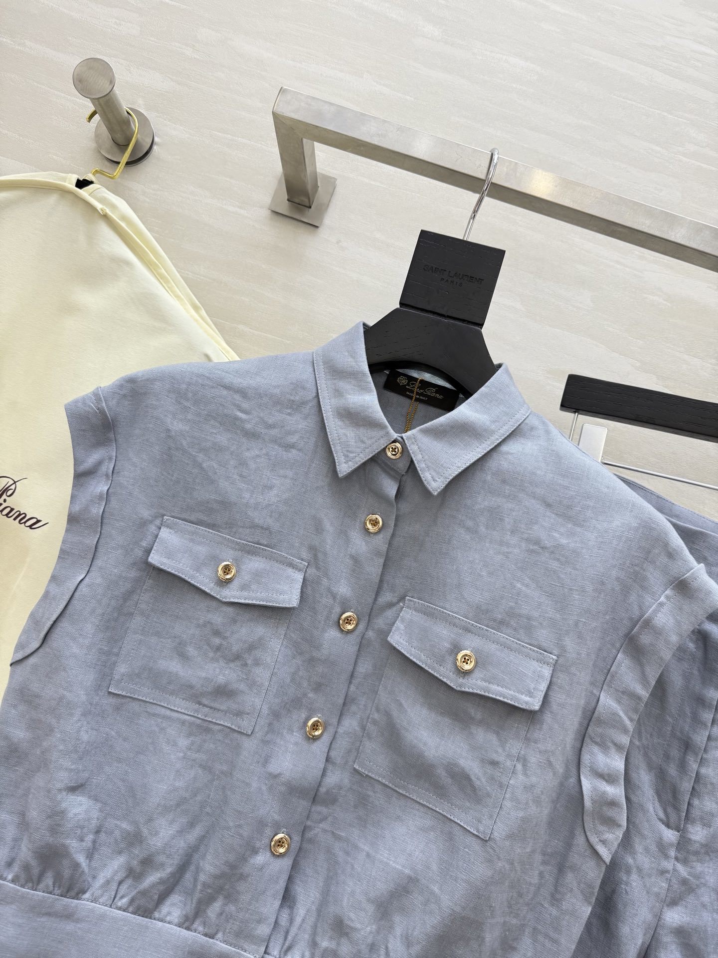 #LP²⁵新款老钱风亚麻休闲套装 重磅logo标识皮牌点缀精致高级 立体剪裁上身帅气又时髦 打造休闲舒适